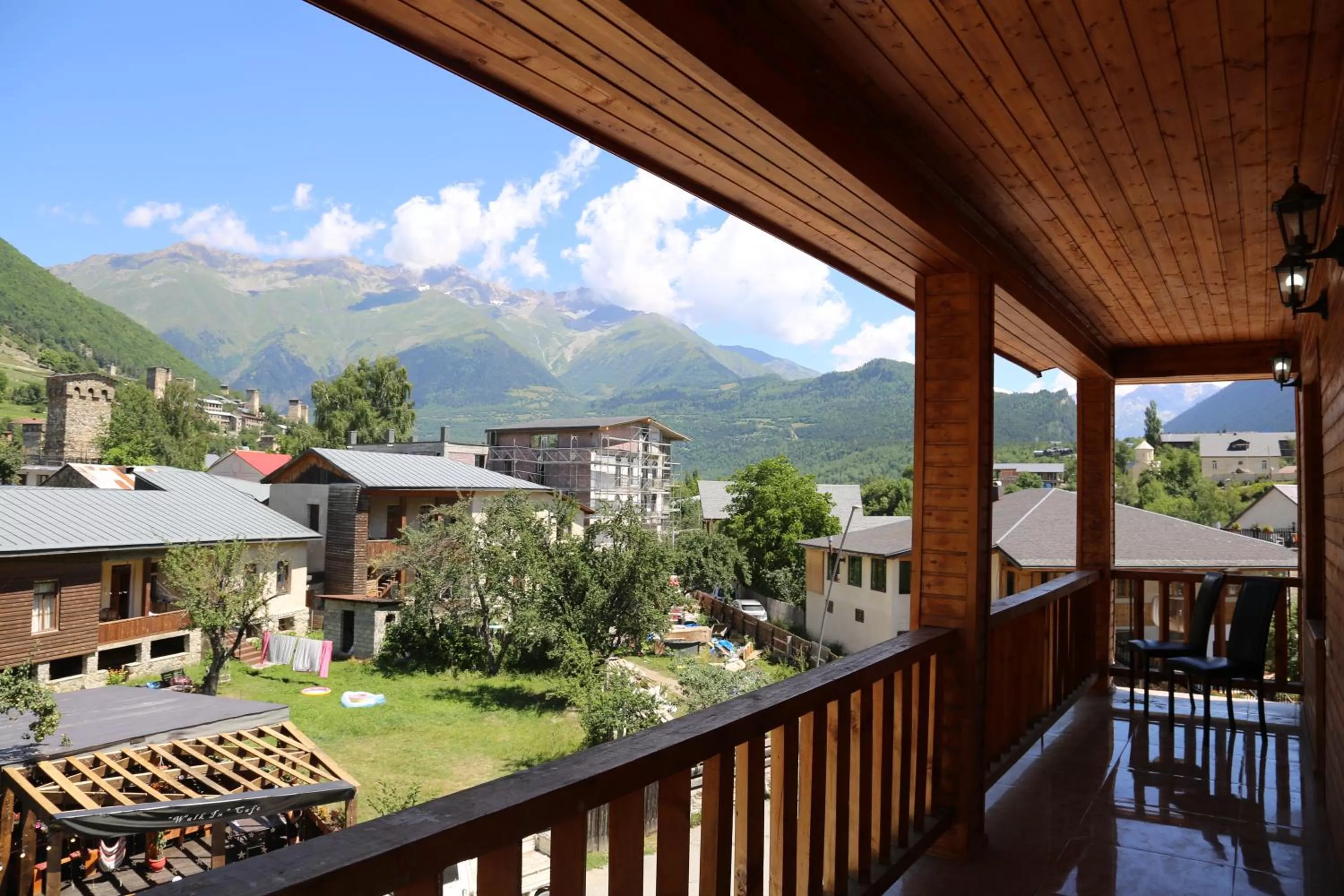 Balcony/Terrace in Hotel Svanseti