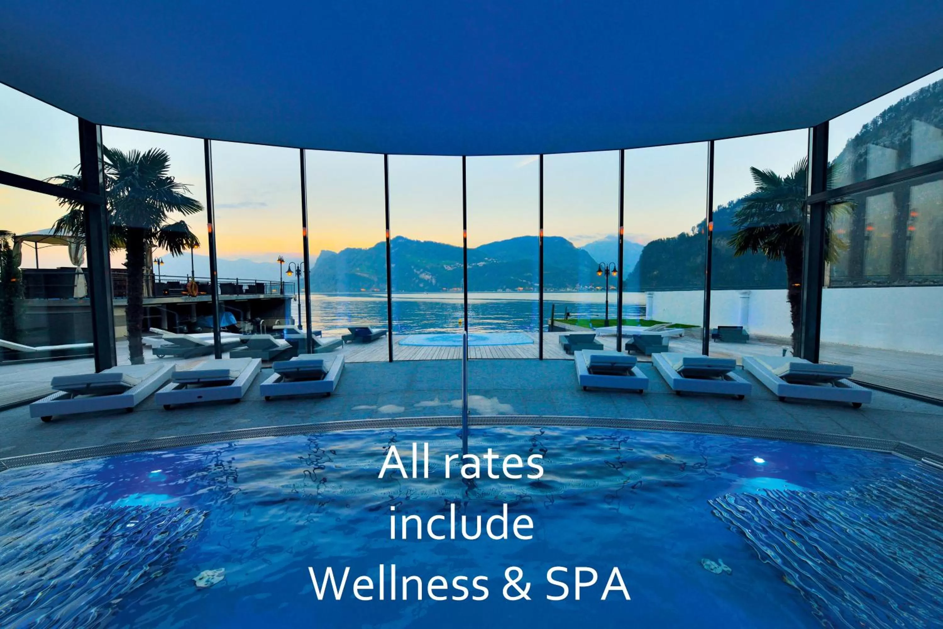 Spa and wellness centre/facilities in Seehotel Pilatus