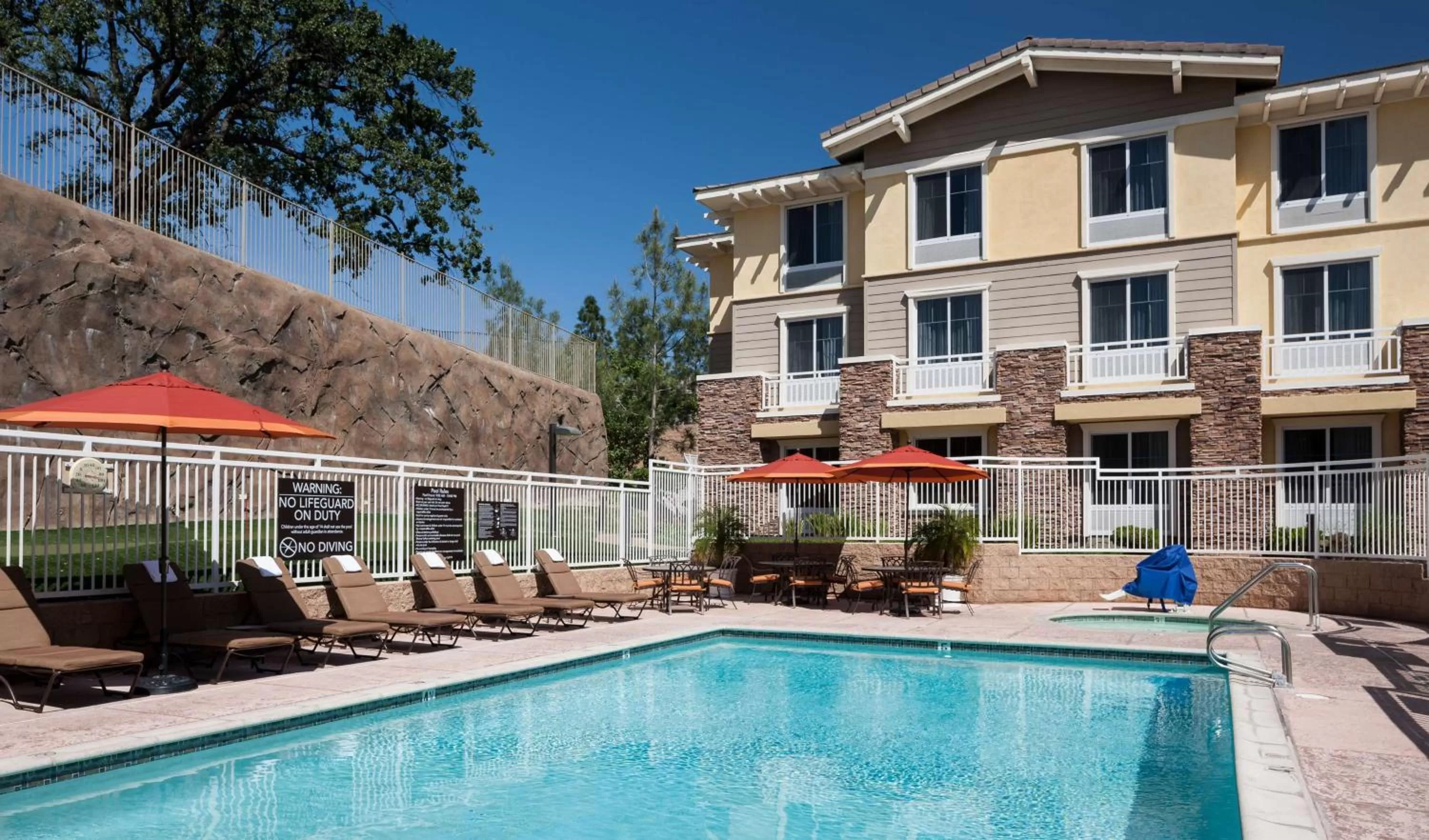 Pool view in Homewood Suites by Hilton Agoura Hills