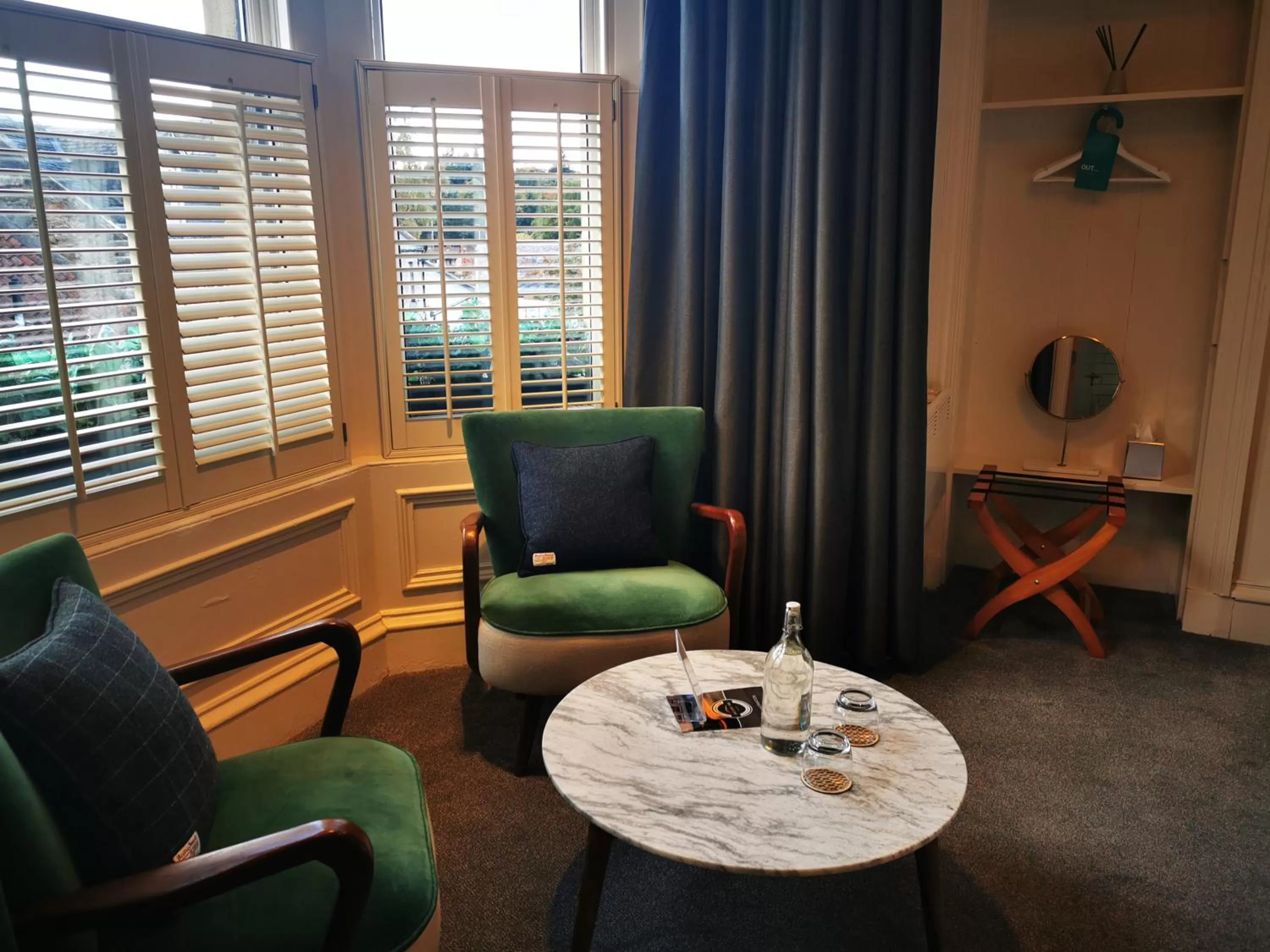 Seating area in The Balerno Inn