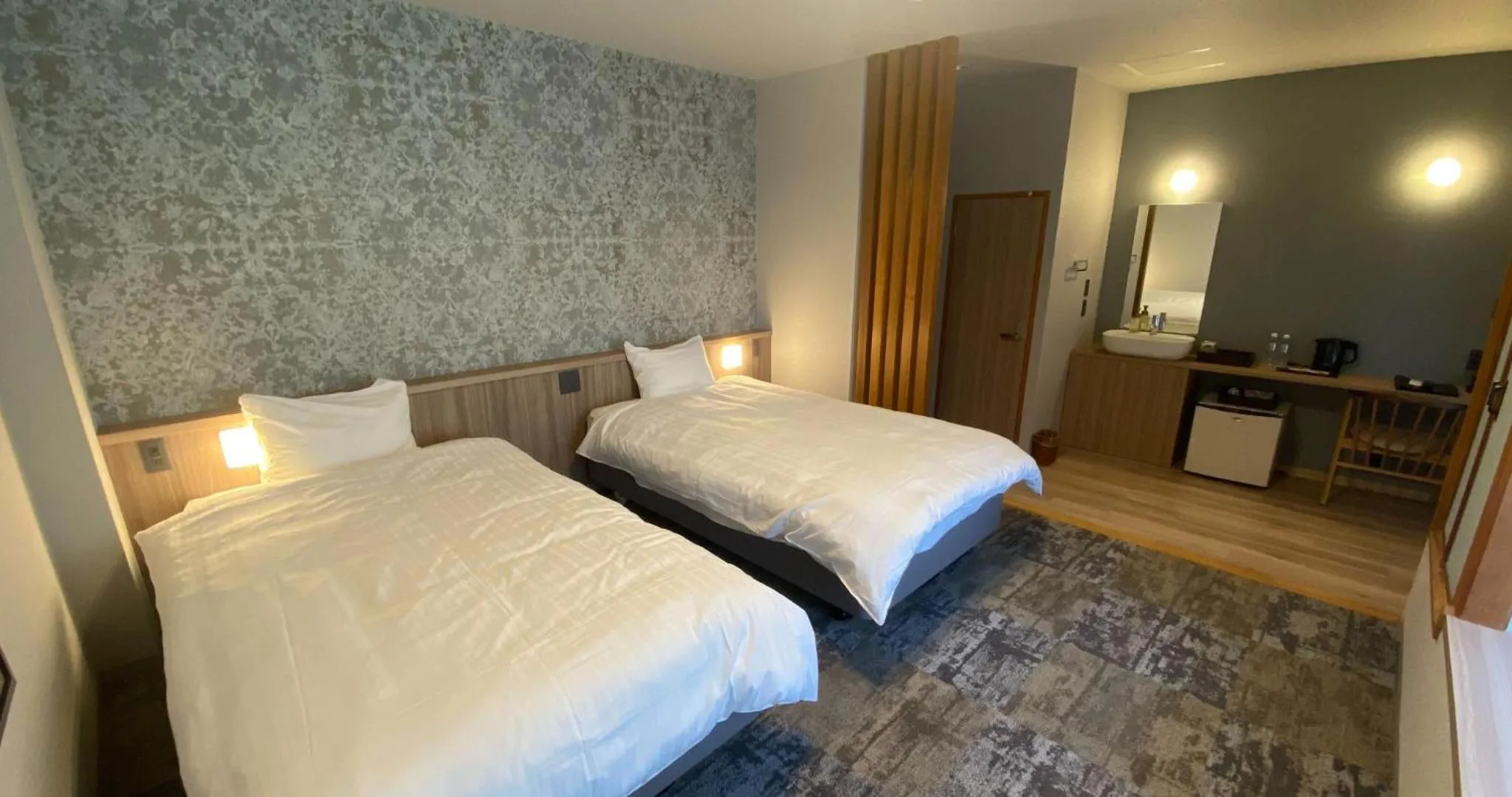 Bed in Wakayama Kada Onsen Kada Kaigetsu (ex. Azumaya Seaside Hotel)