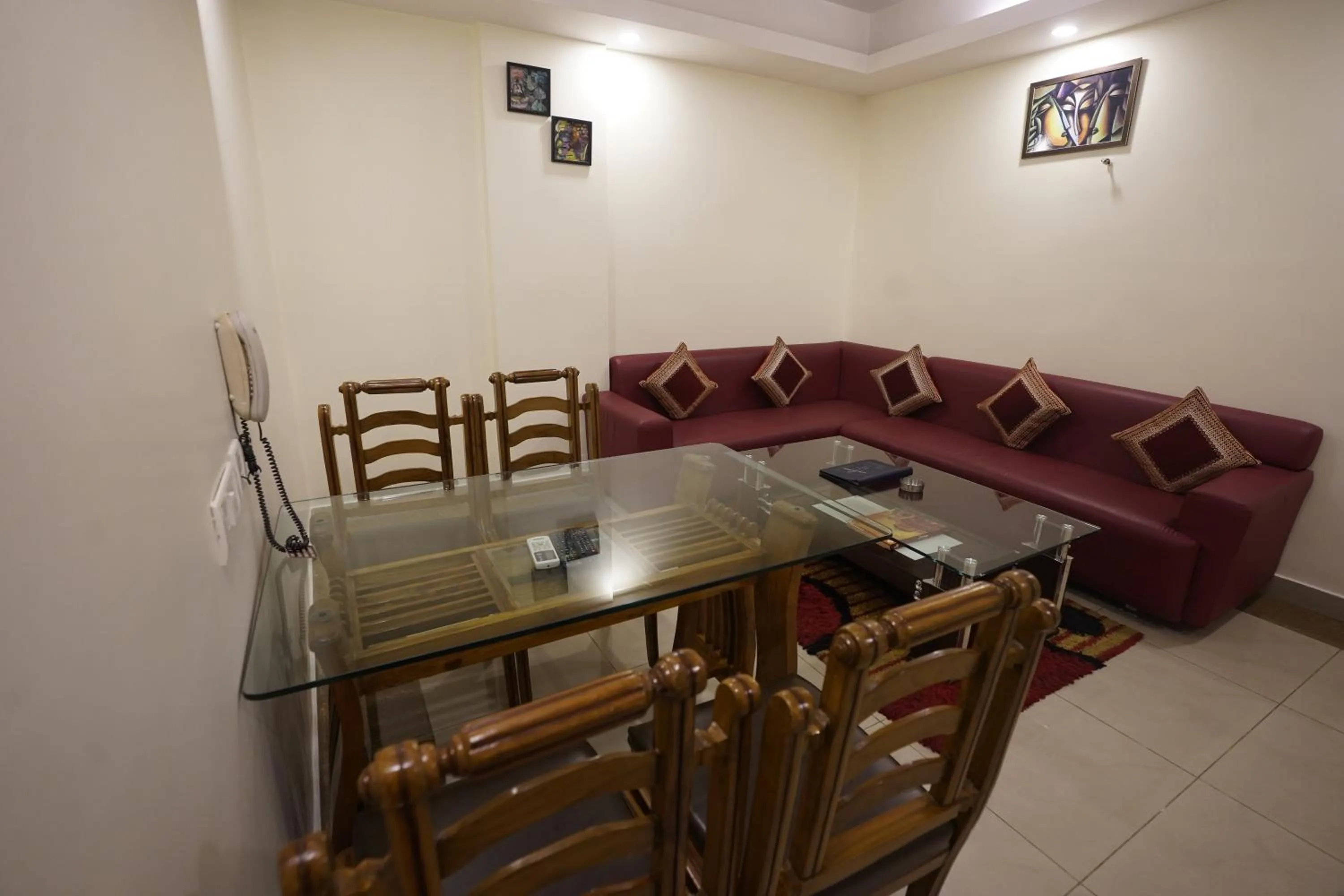 Seating area in HOTEL AVN GRAND