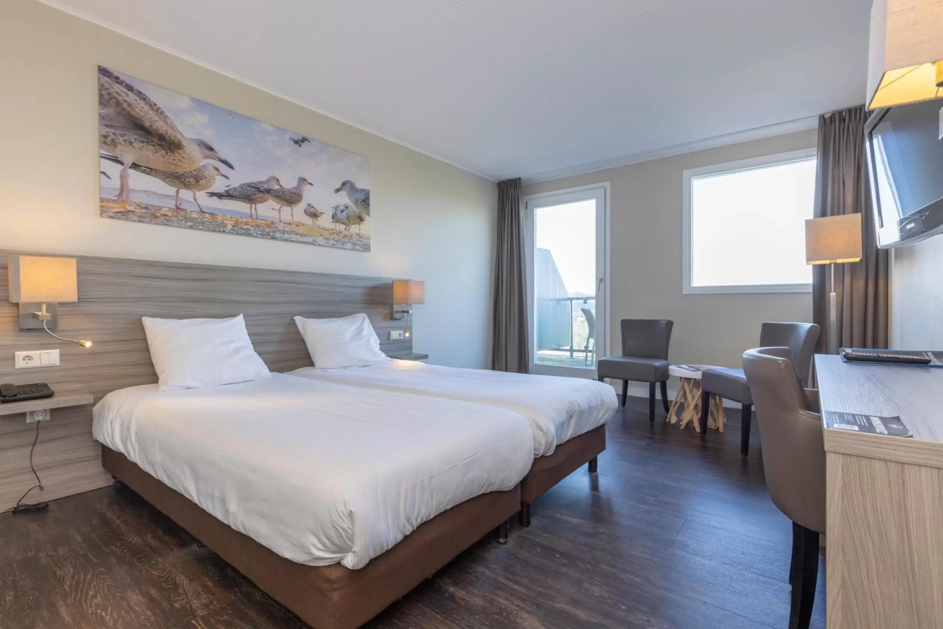 Double Room with Balcony and Dune View in Fletcher Badhotel Callantsoog Double Room with Balcony and Dune View in Fletcher Badhotel Callantsoog