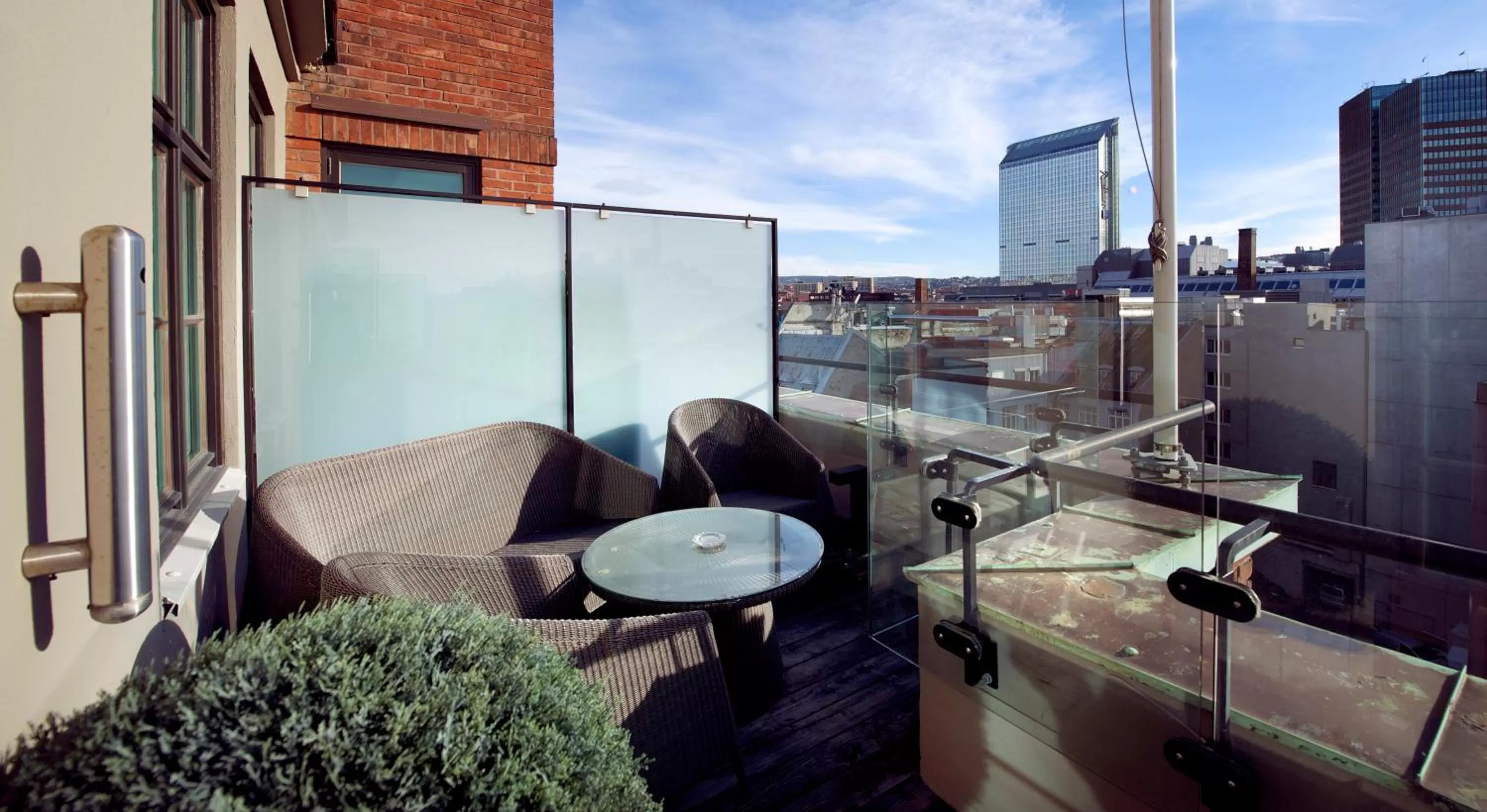 Balcony/Terrace in Home Hotel Folketeateret