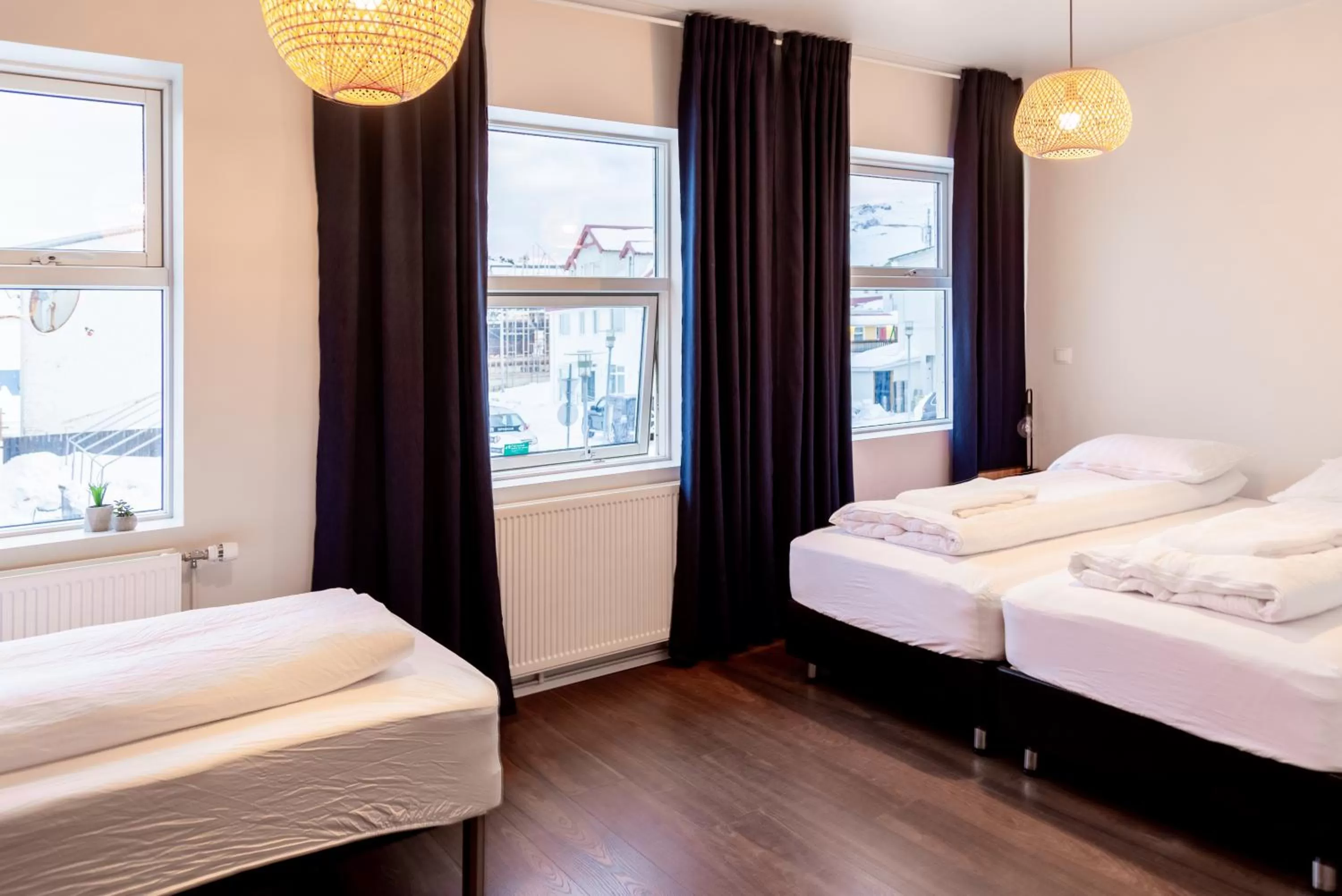 Bed in Westman Islands Inn