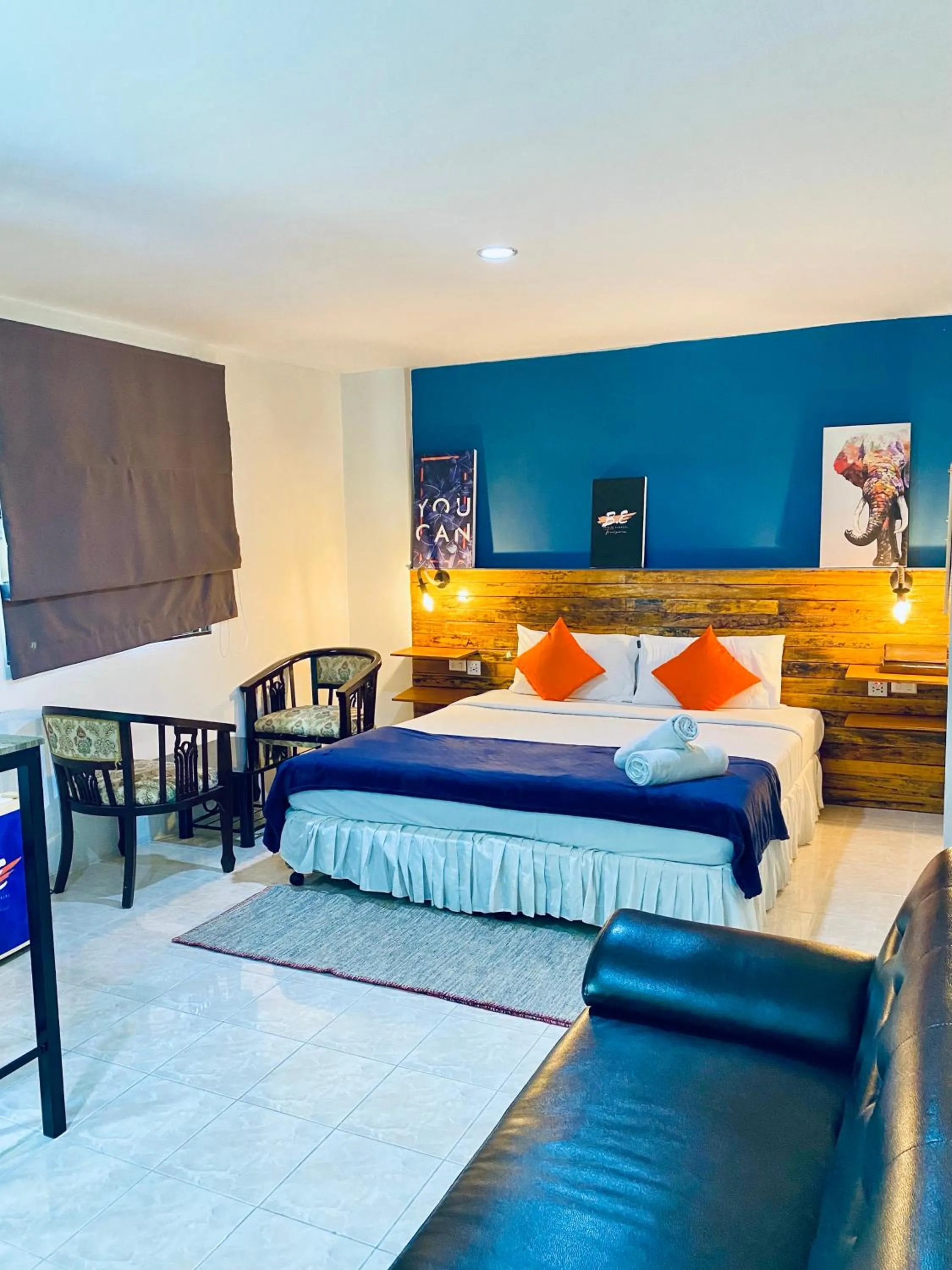 Bed in BH Baan Paradise Hotel Patong