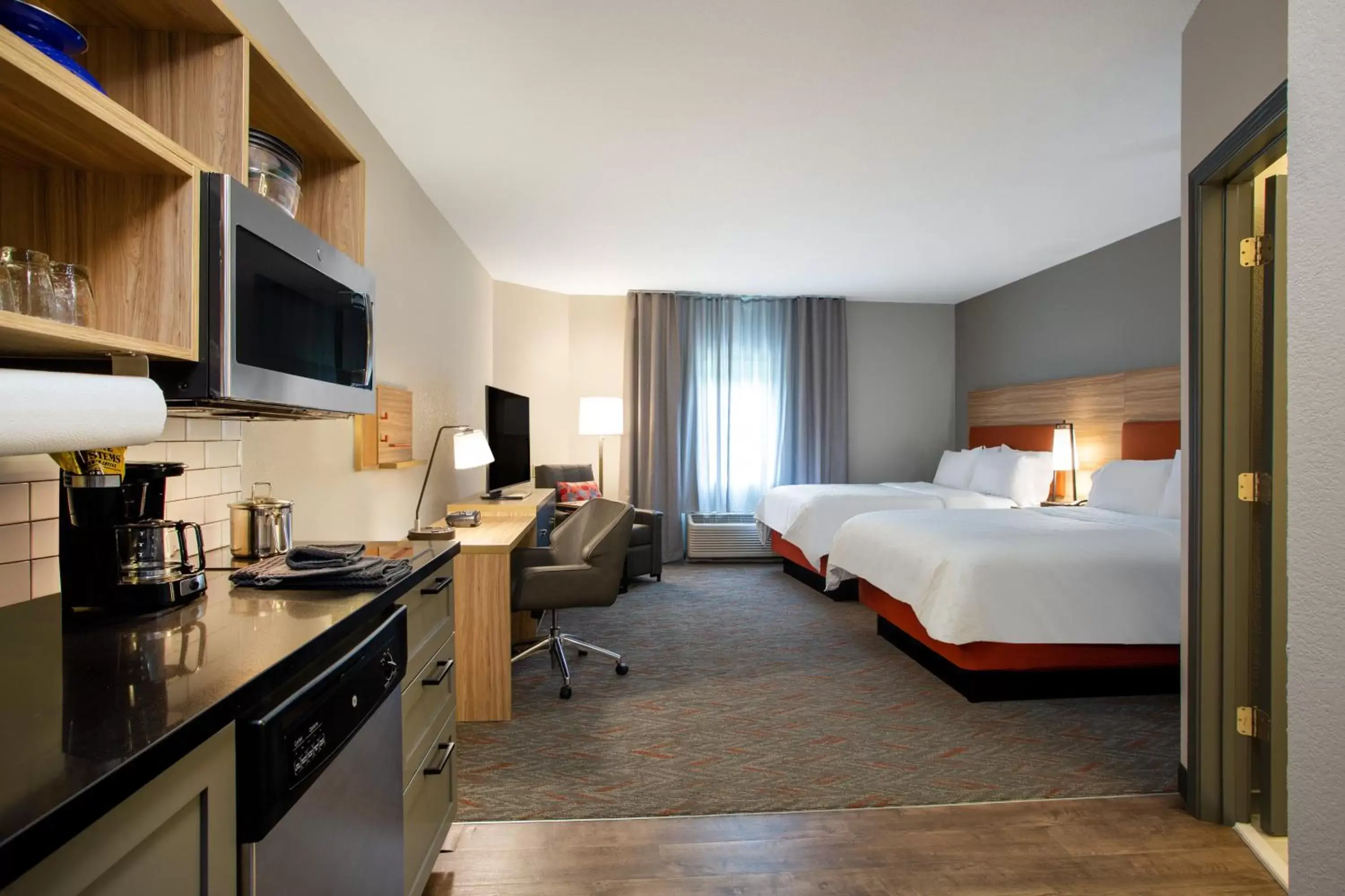 Double Room with Two Double Beds - Disability Access in Candlewood Suites Apex Raleigh Area by IHG Double Room with Two Double Beds - Disability Access in Candlewood Suites Apex Raleigh Area by IHG