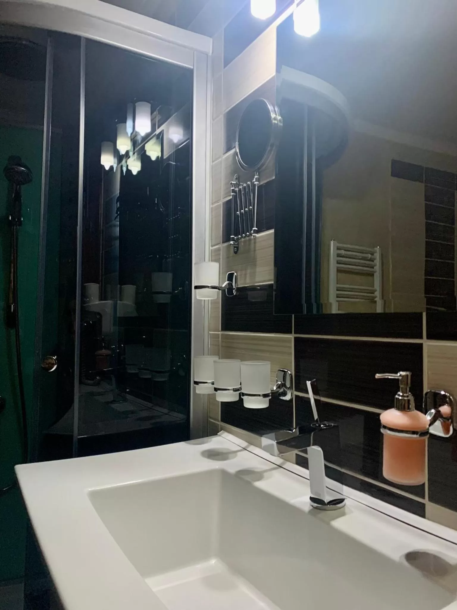 Shower, Bathroom in Wellness Hotel Beethoven