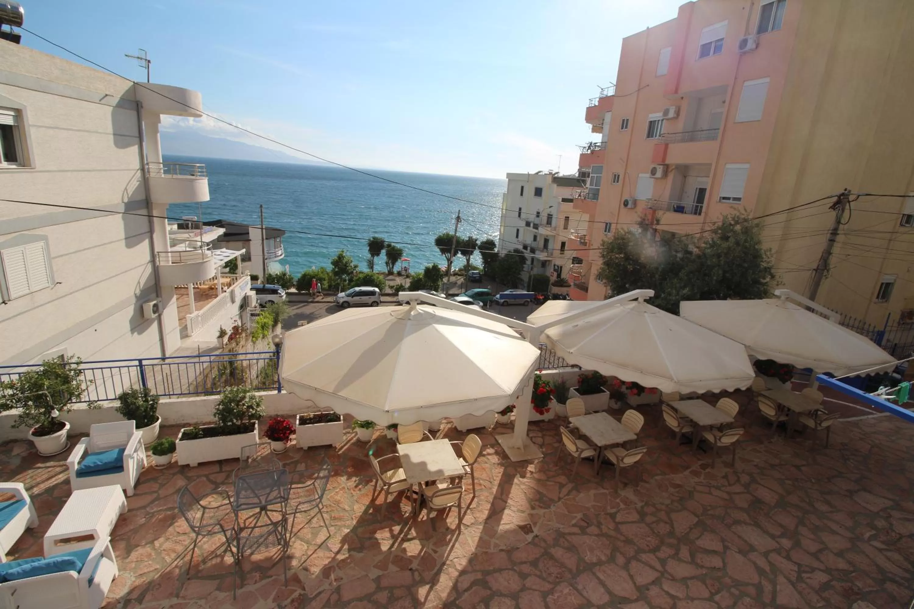 Balcony/Terrace in Murati Suites Sarandë