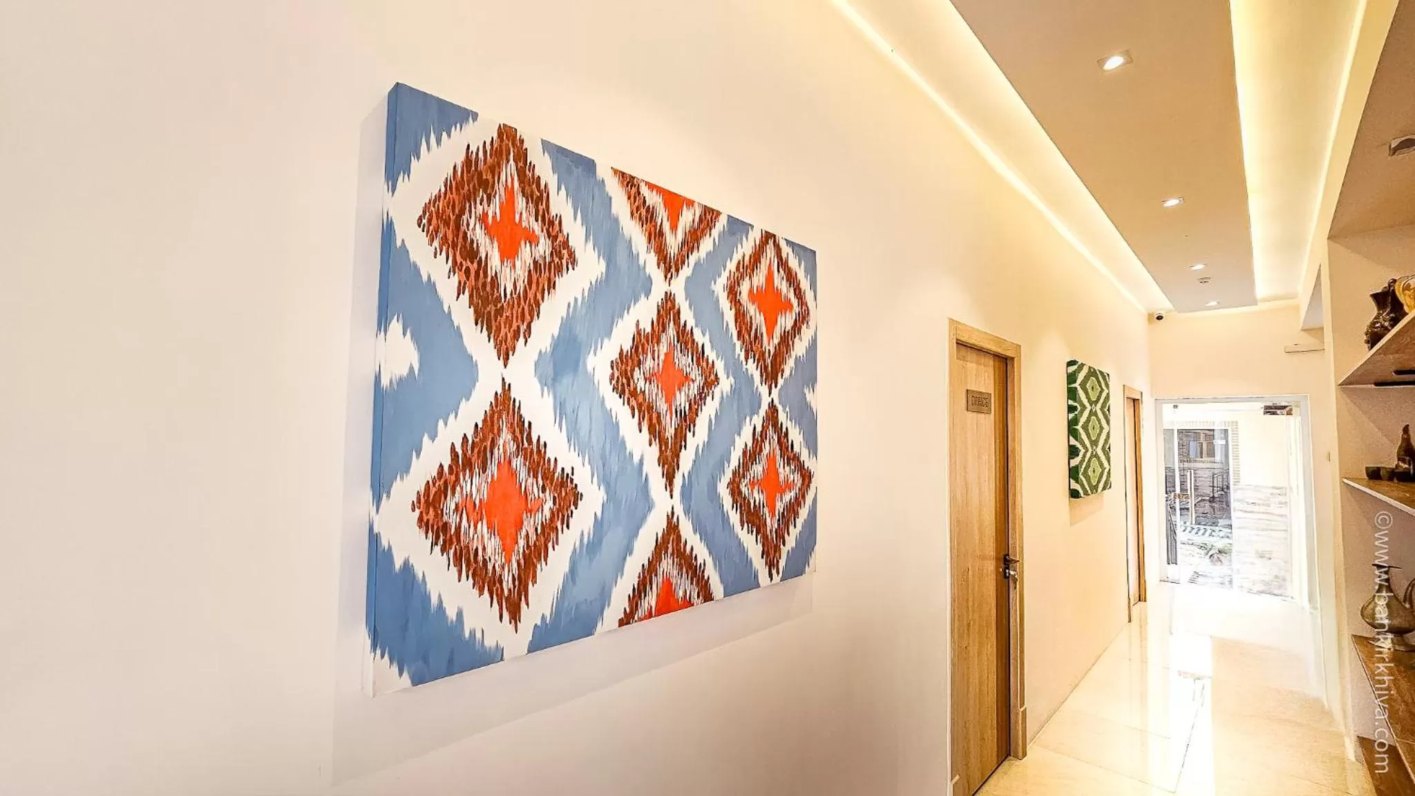 Decorative detail in Hotel Bankir Khiva