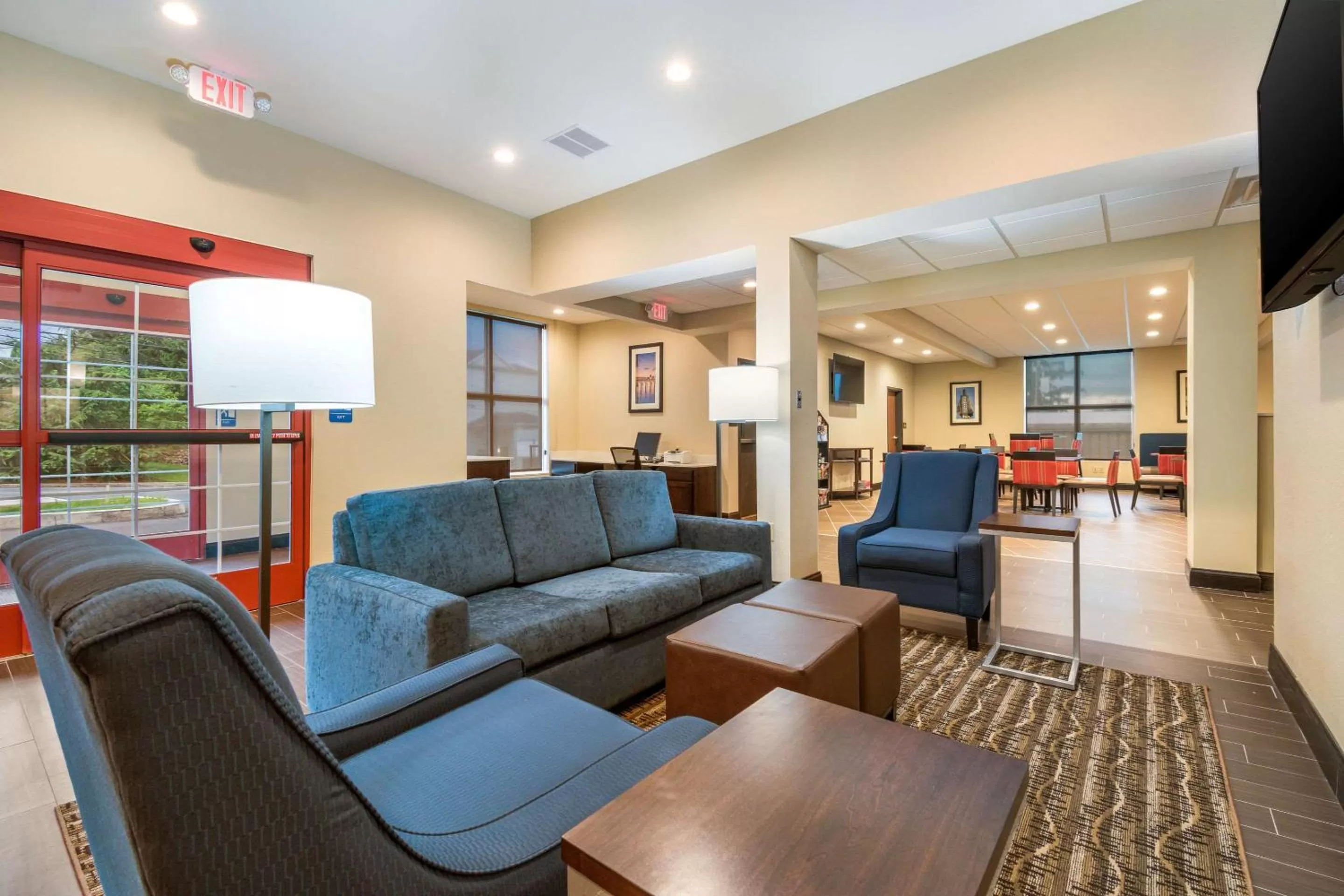 Lobby or reception in Comfort Inn & Suites Harrisburg - Hershey West