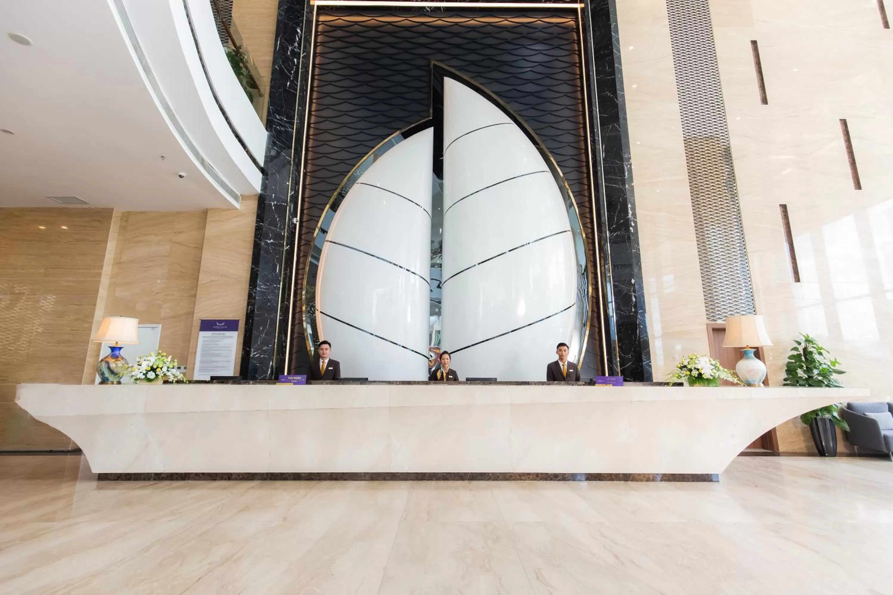 Lobby or reception in Muong Thanh Luxury Vien Trieu Nha Trang