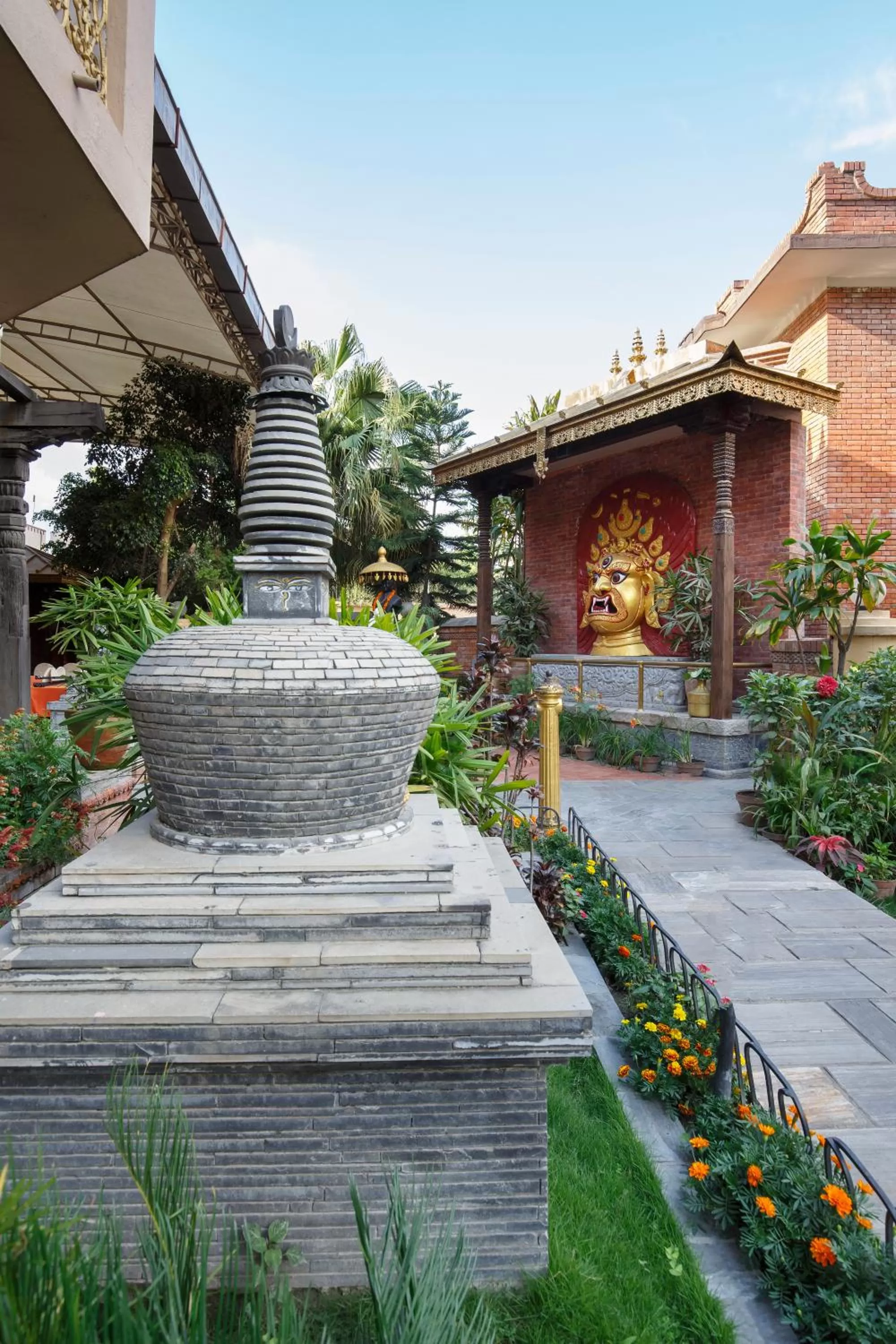 Garden in Hotel Manaslu