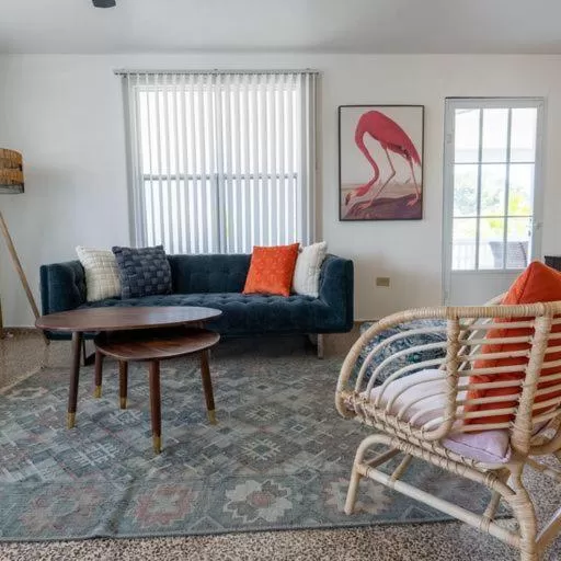 Seating Area in El Flamingo Beach Club