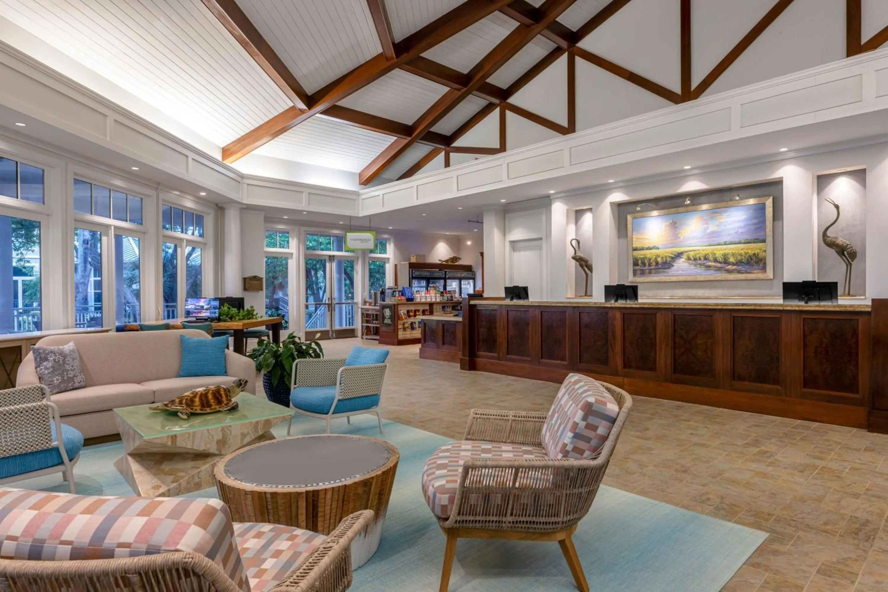 Lobby or reception in Marriott's SurfWatch