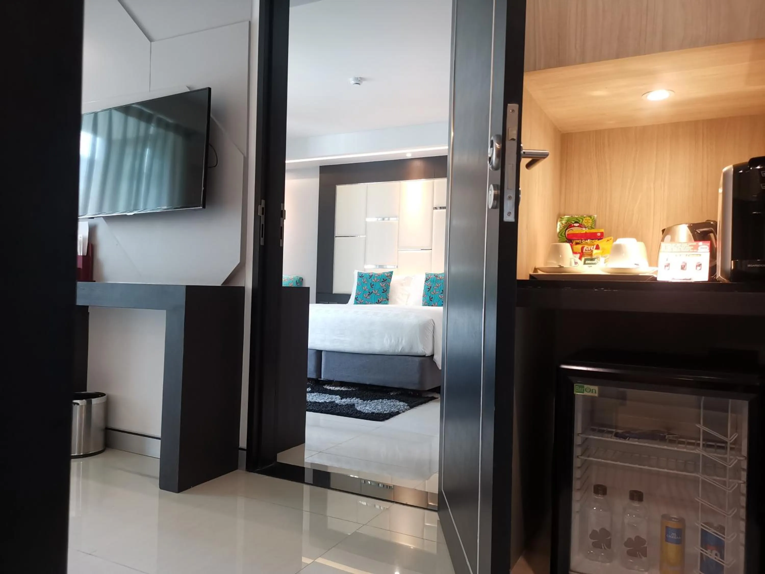 Bedroom, Bed in Hotel Clover Asoke - SHA Extra Plus