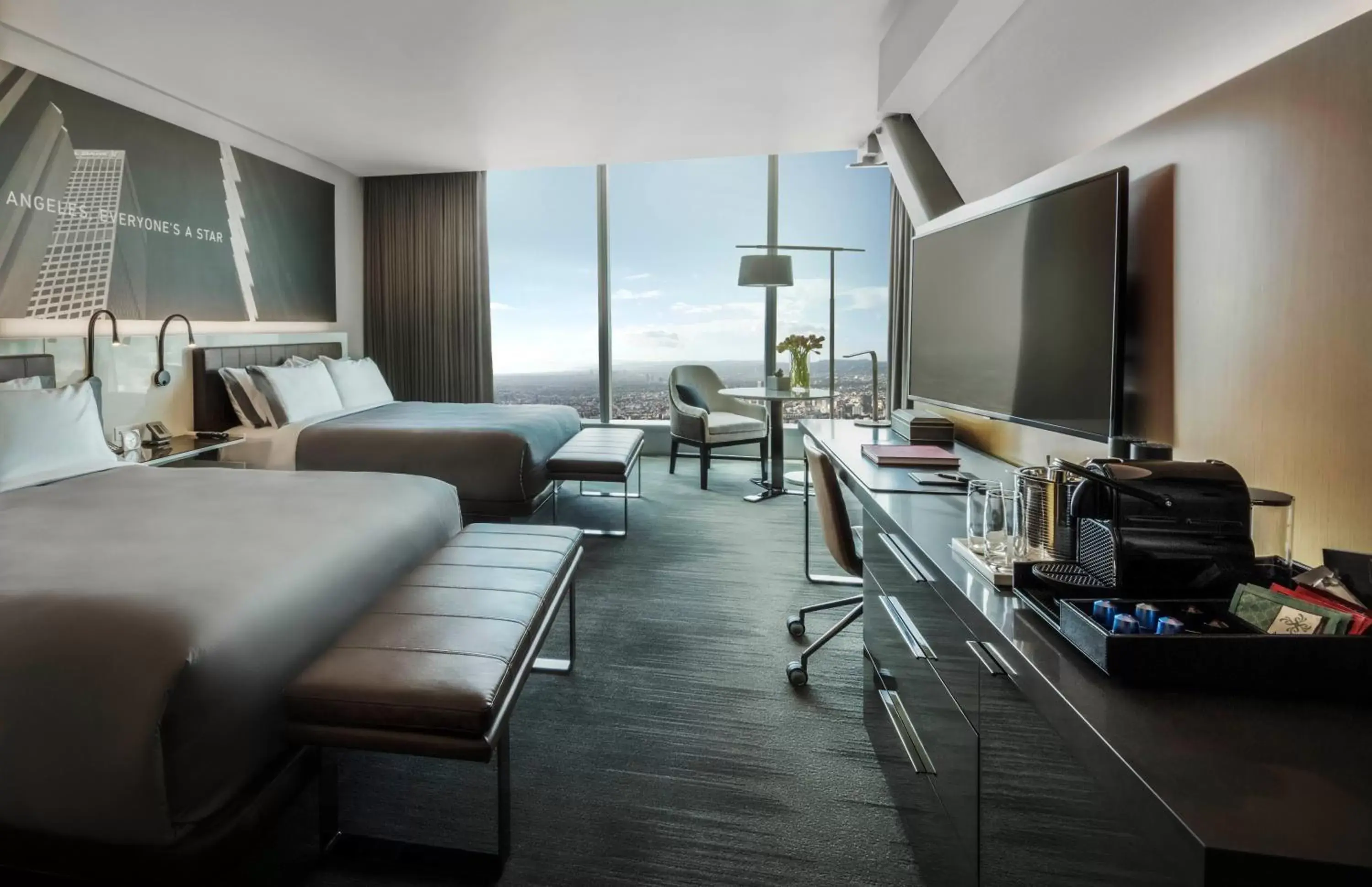 Classic Queen Room with Two Queen Beds - Club Floor in InterContinental - Los Angeles Downtown by IHG Classic Queen Room with Two Queen Beds - Club Floor in InterContinental - Los Angeles Downtown by IHG