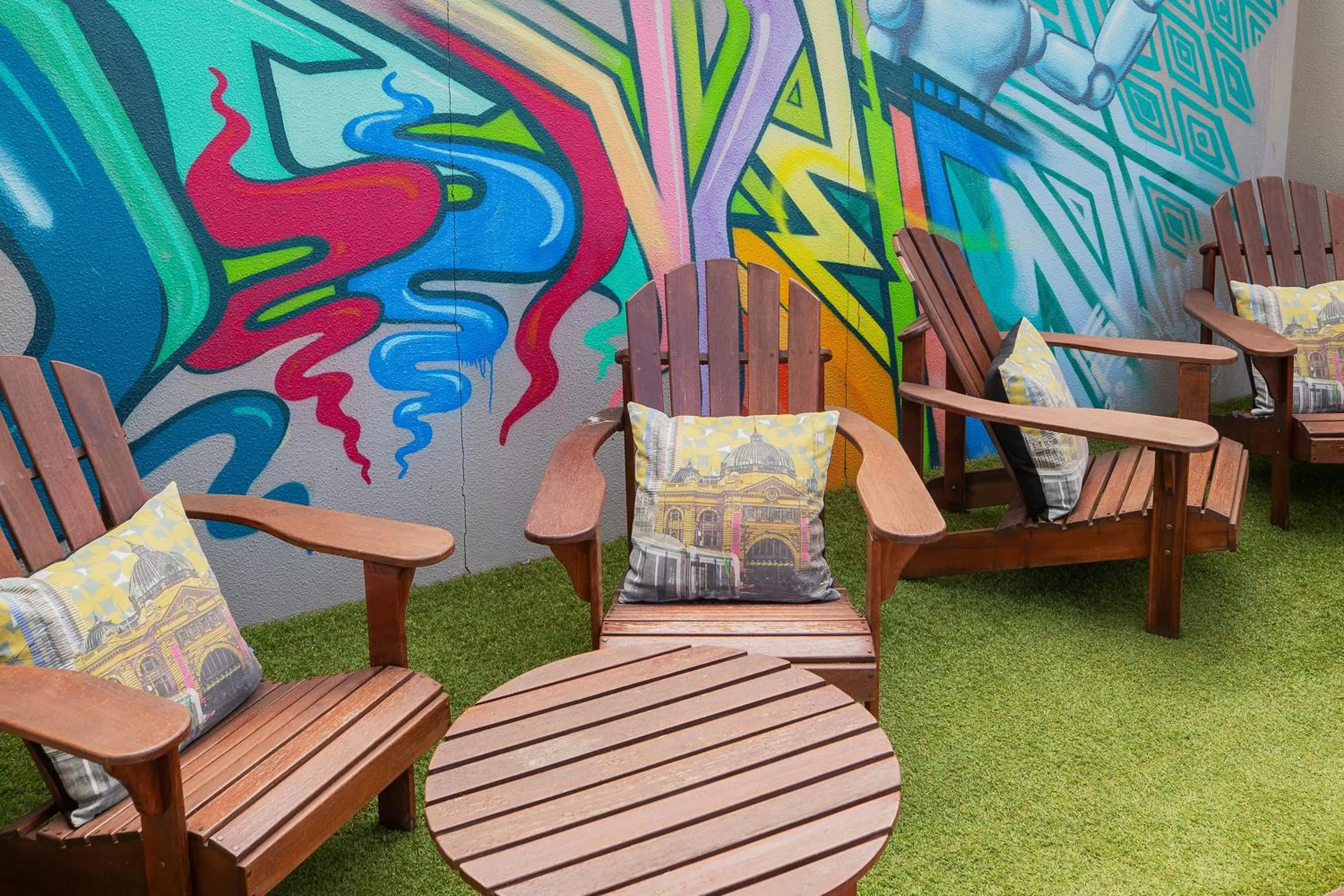 Balcony/Terrace in Quality Apartments Melbourne Central