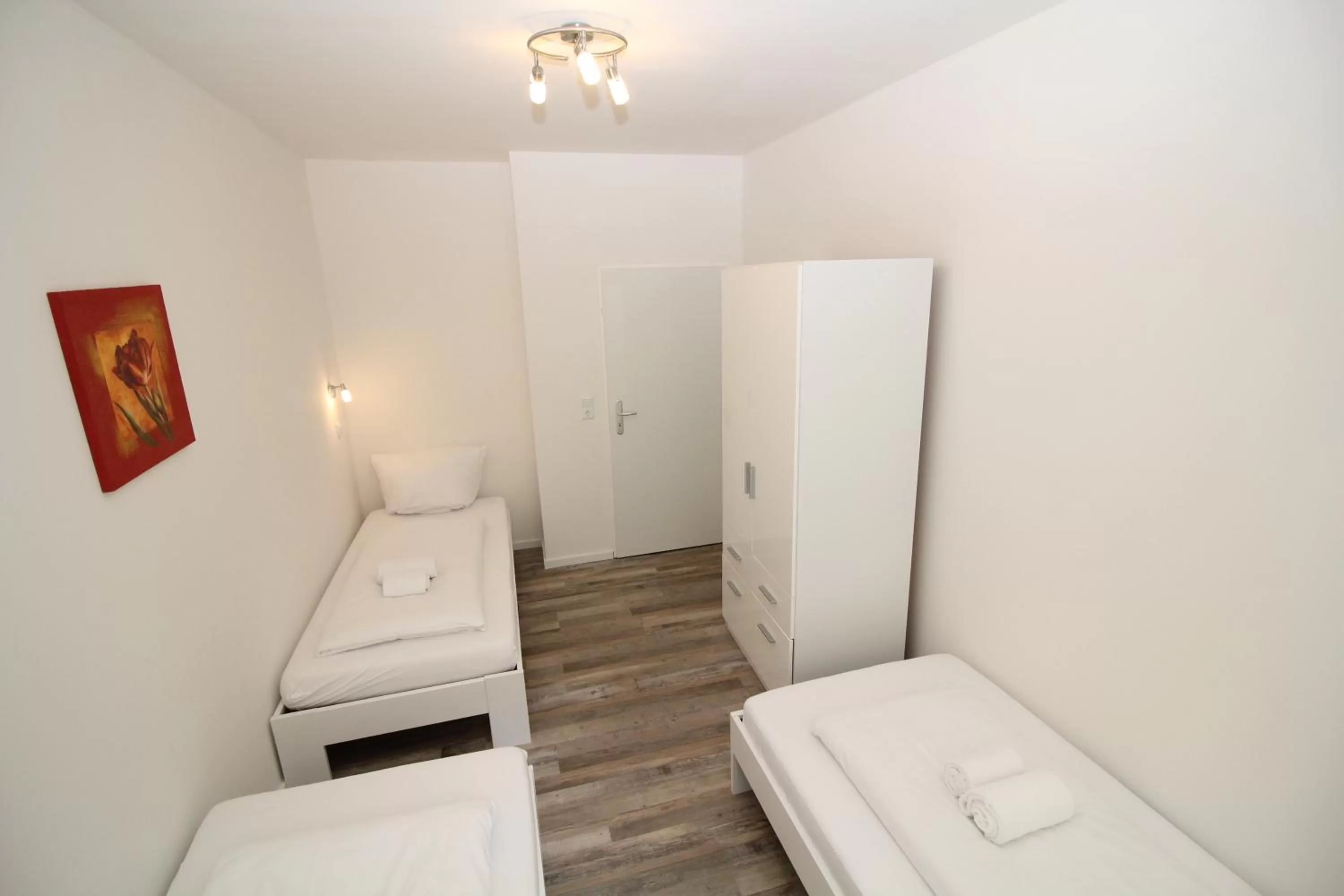 Bedroom, Bed in Apartments Tempelhof