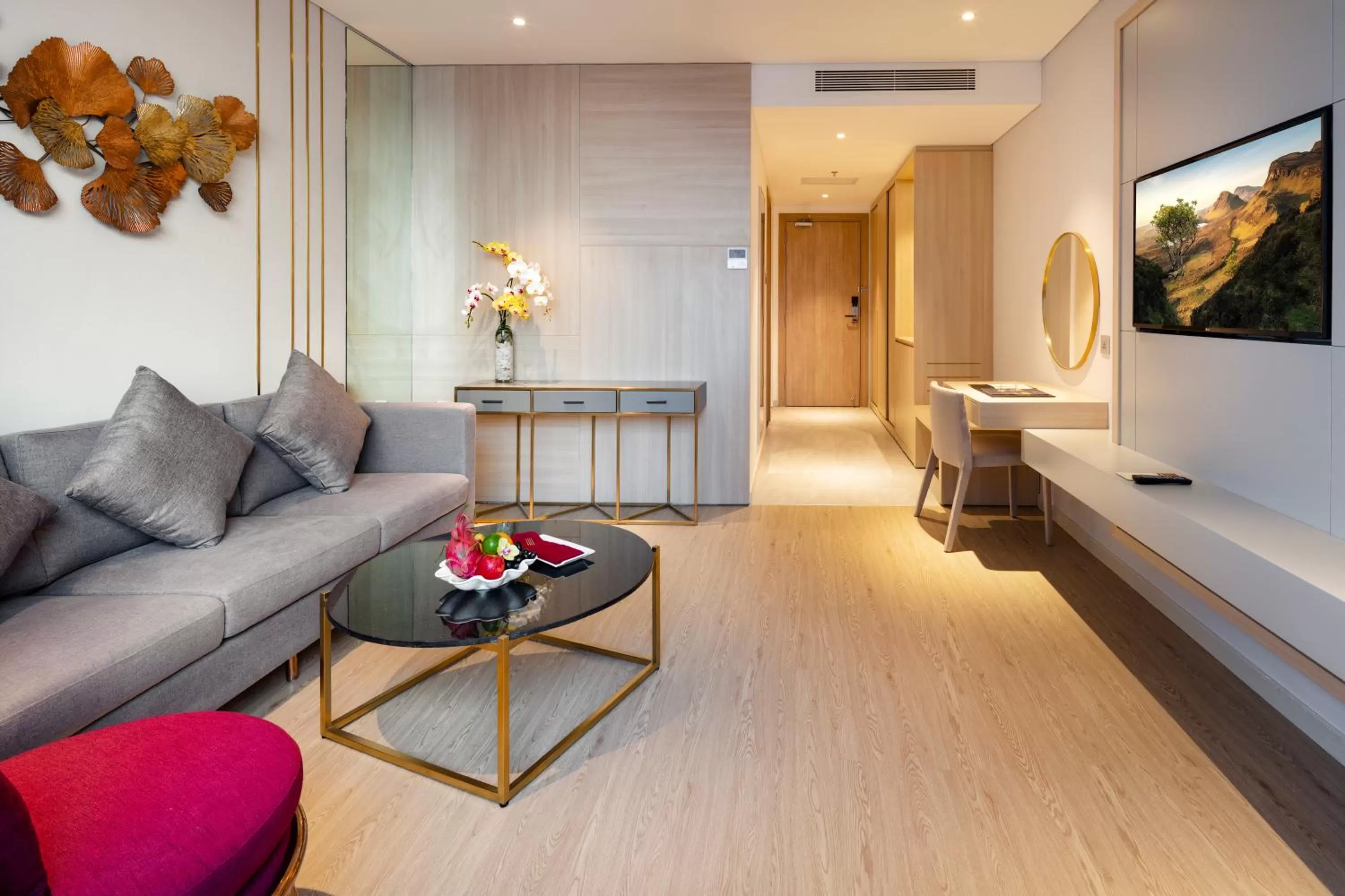 Living room in DQua Hotel