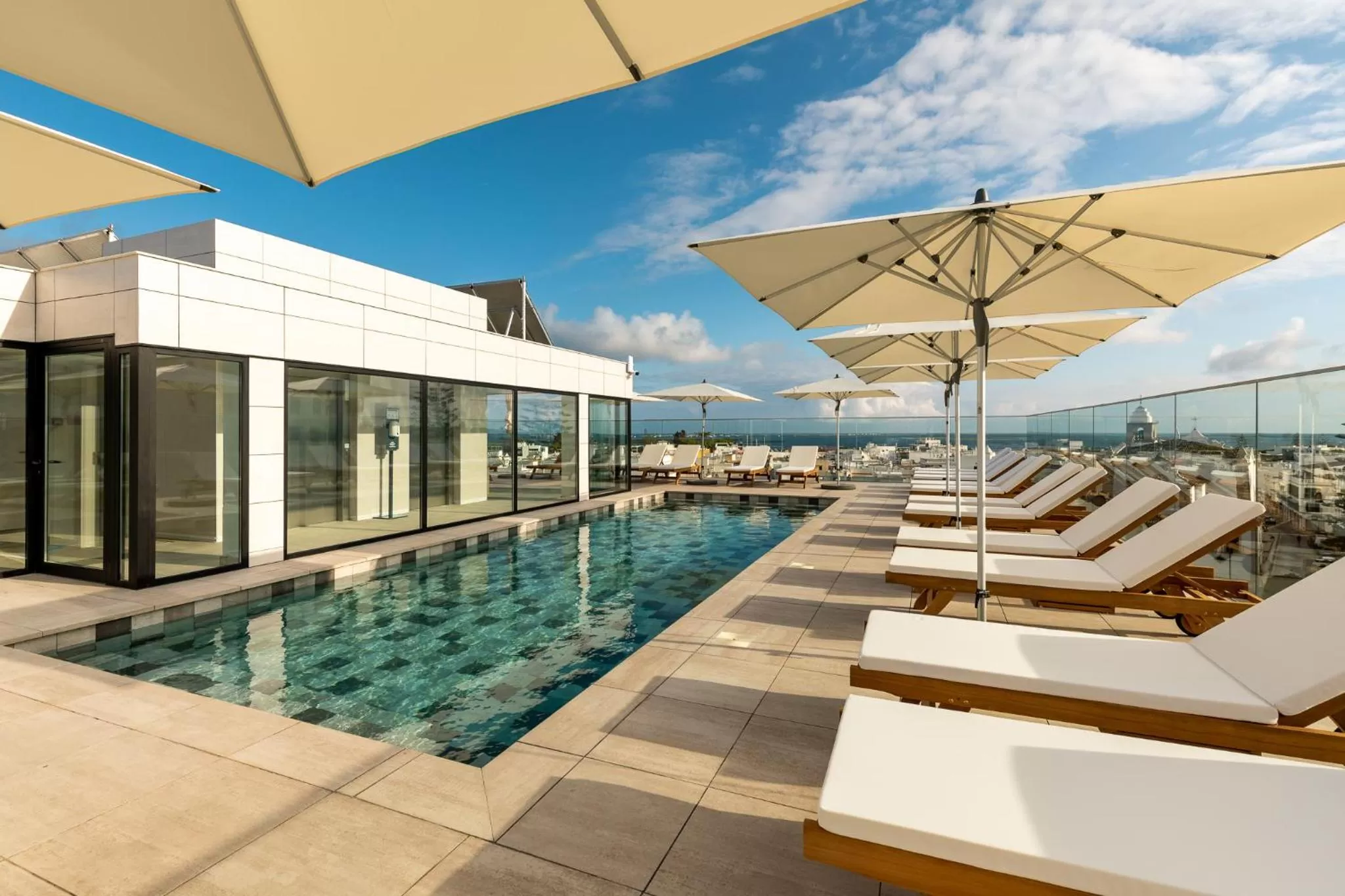 Pool view in Pure Formosa Concept Hotel