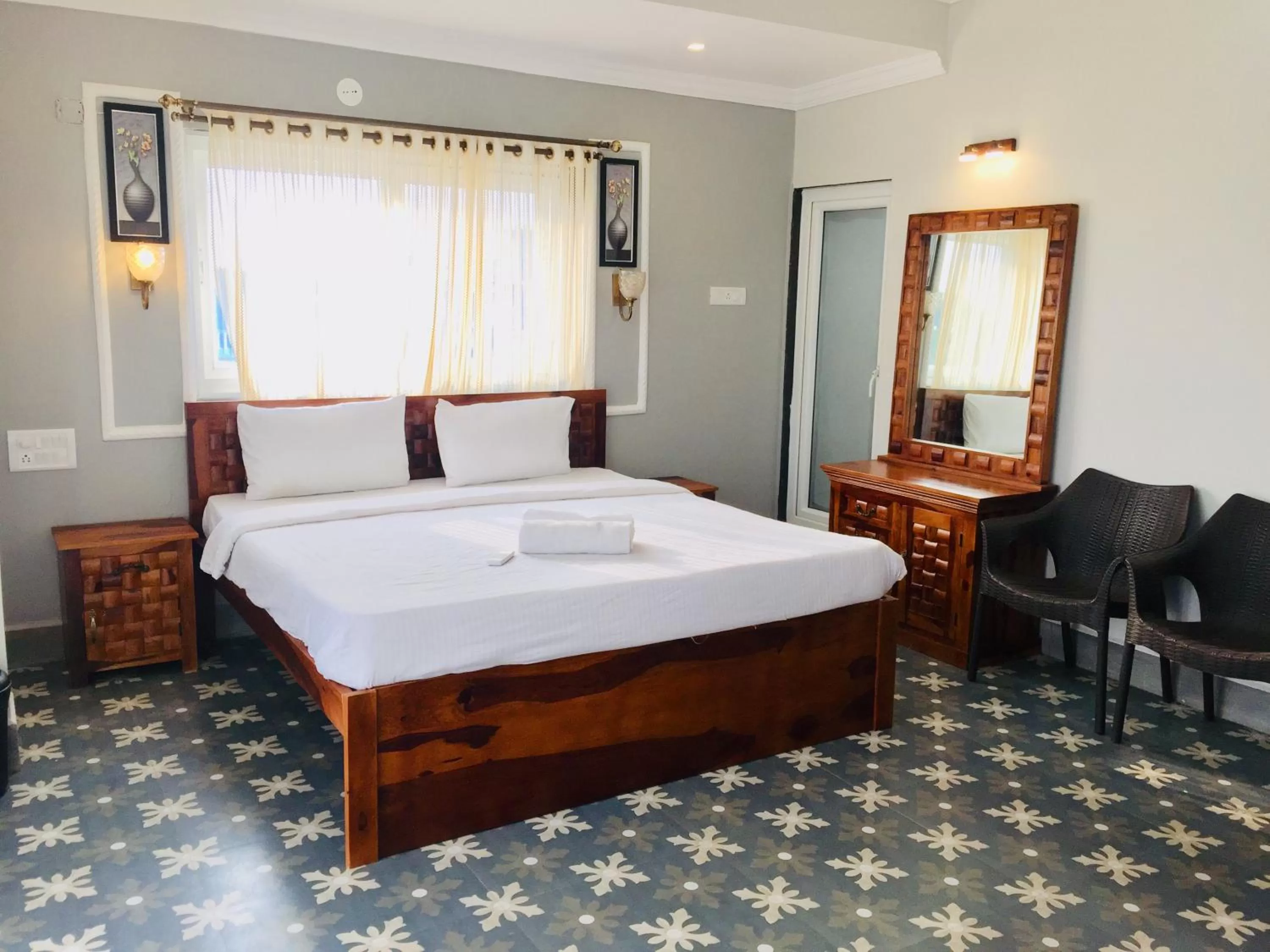 Bed in Hotel Baga Pescador