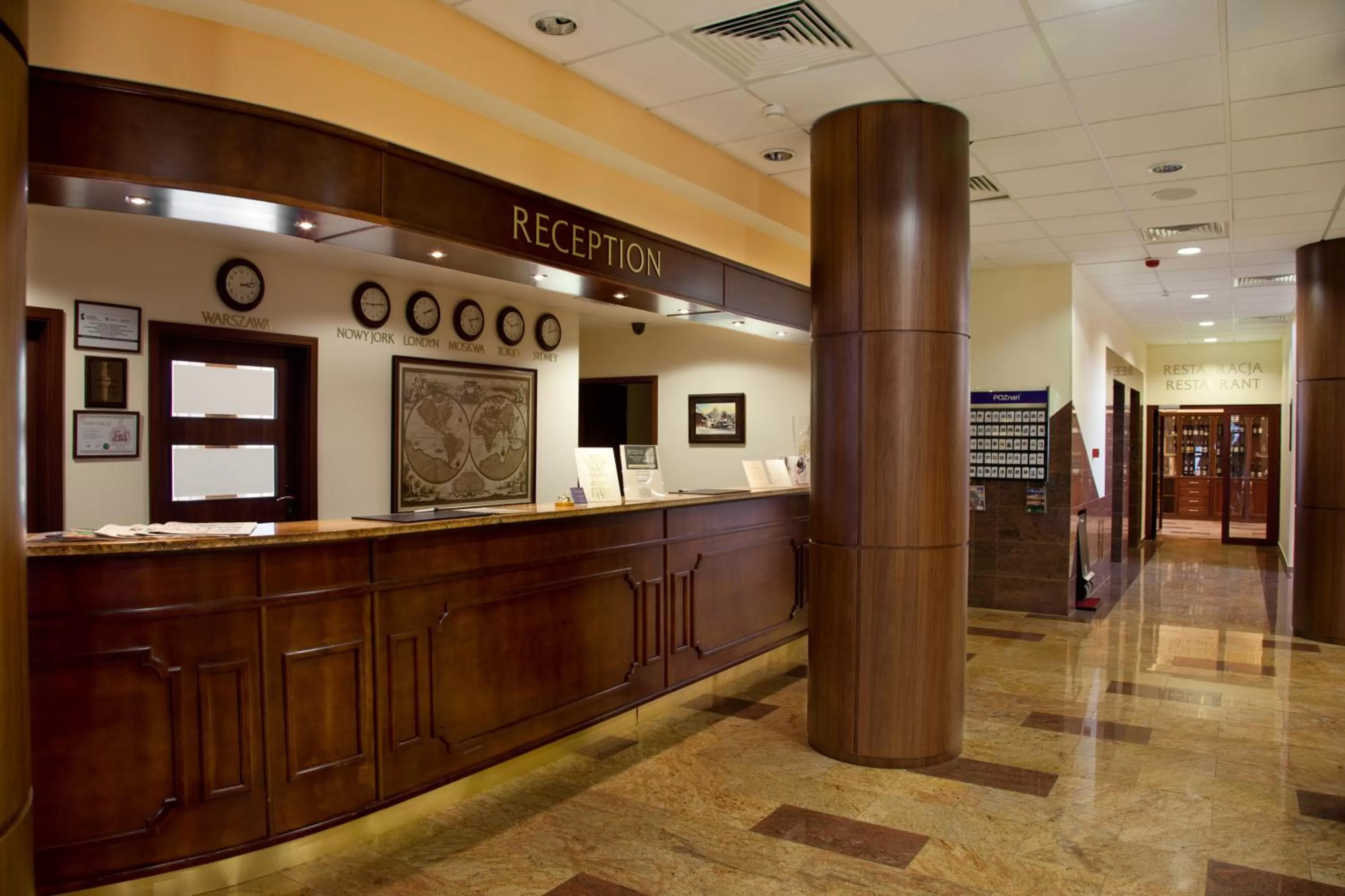Lobby or reception in Grand Royal Hotel