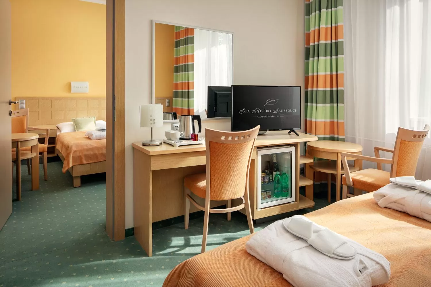 TV and multimedia, Bed in Spa Resort Sanssouci