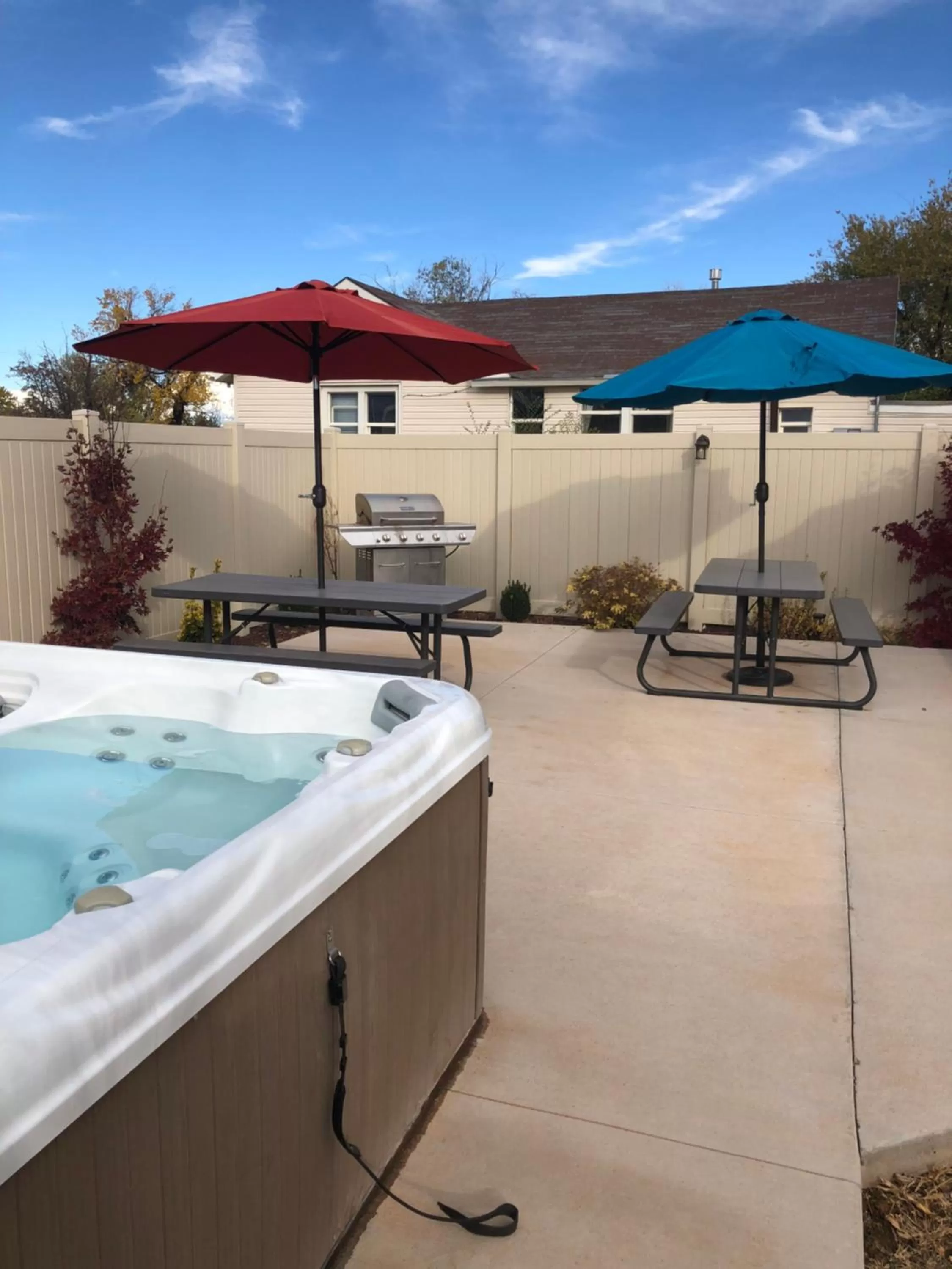 Hot Tub in Cedar Canyon Condos