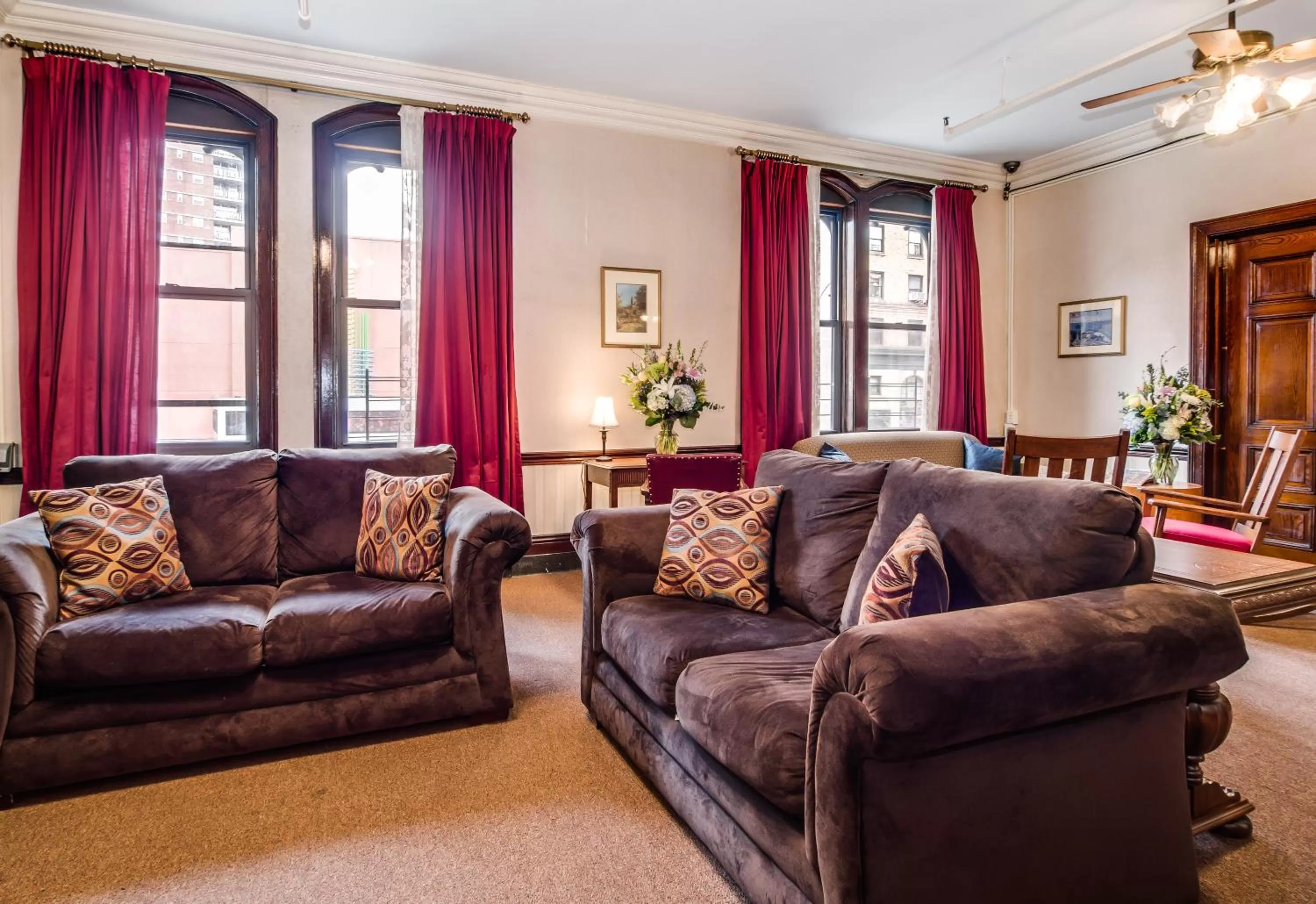 Decorative detail in Leo House