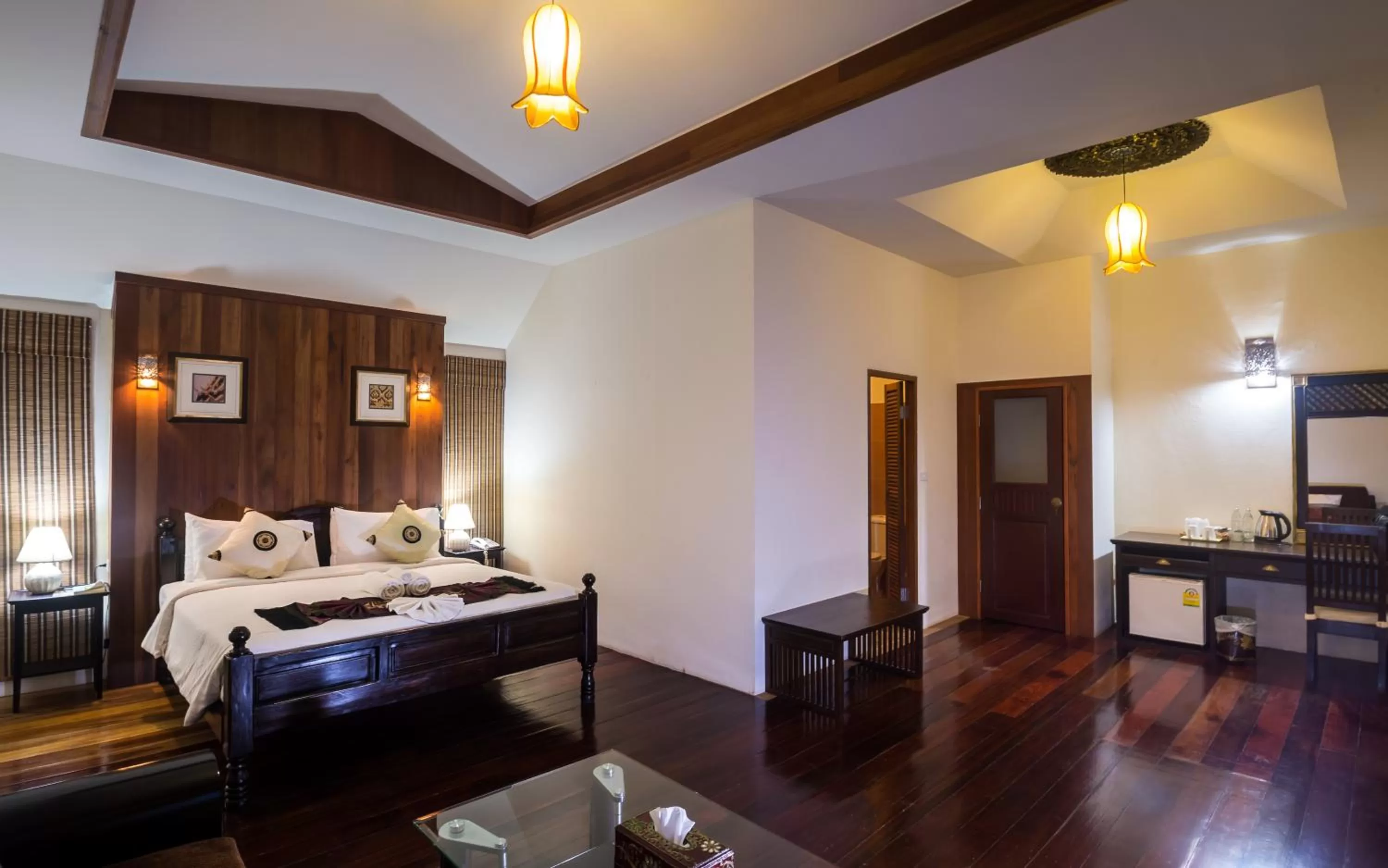 Bed in Sasidara Resort Nan