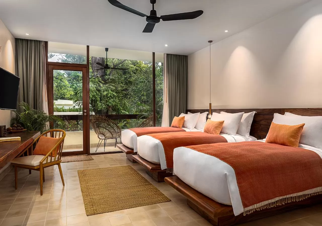 Bedroom, Bed in FCC Angkor by Avani