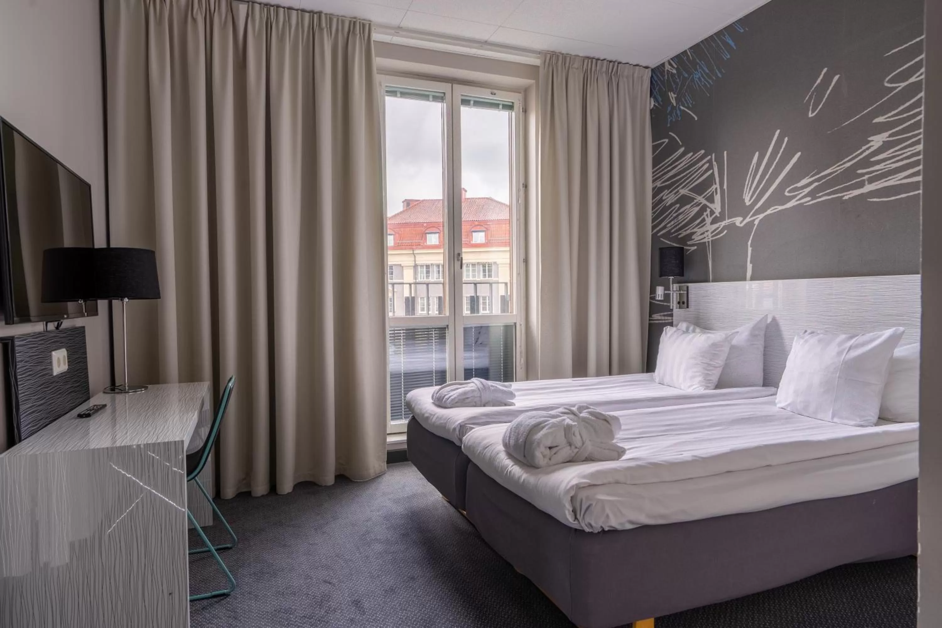 Bedroom, Bed in Quality Hotel Park Södertälje City