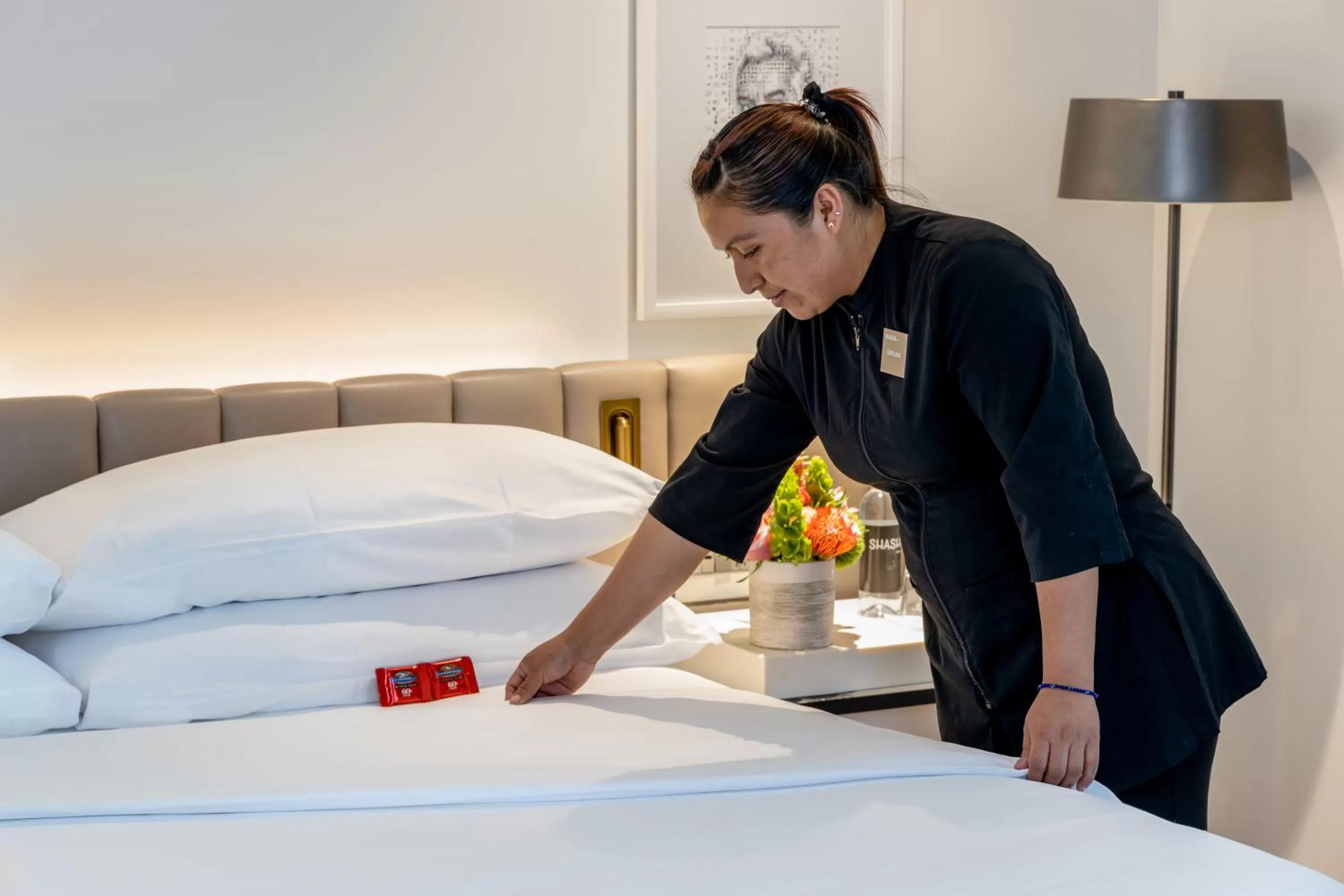 Bedroom, Bed in Shashi Hotel Mountain View Palo Alto