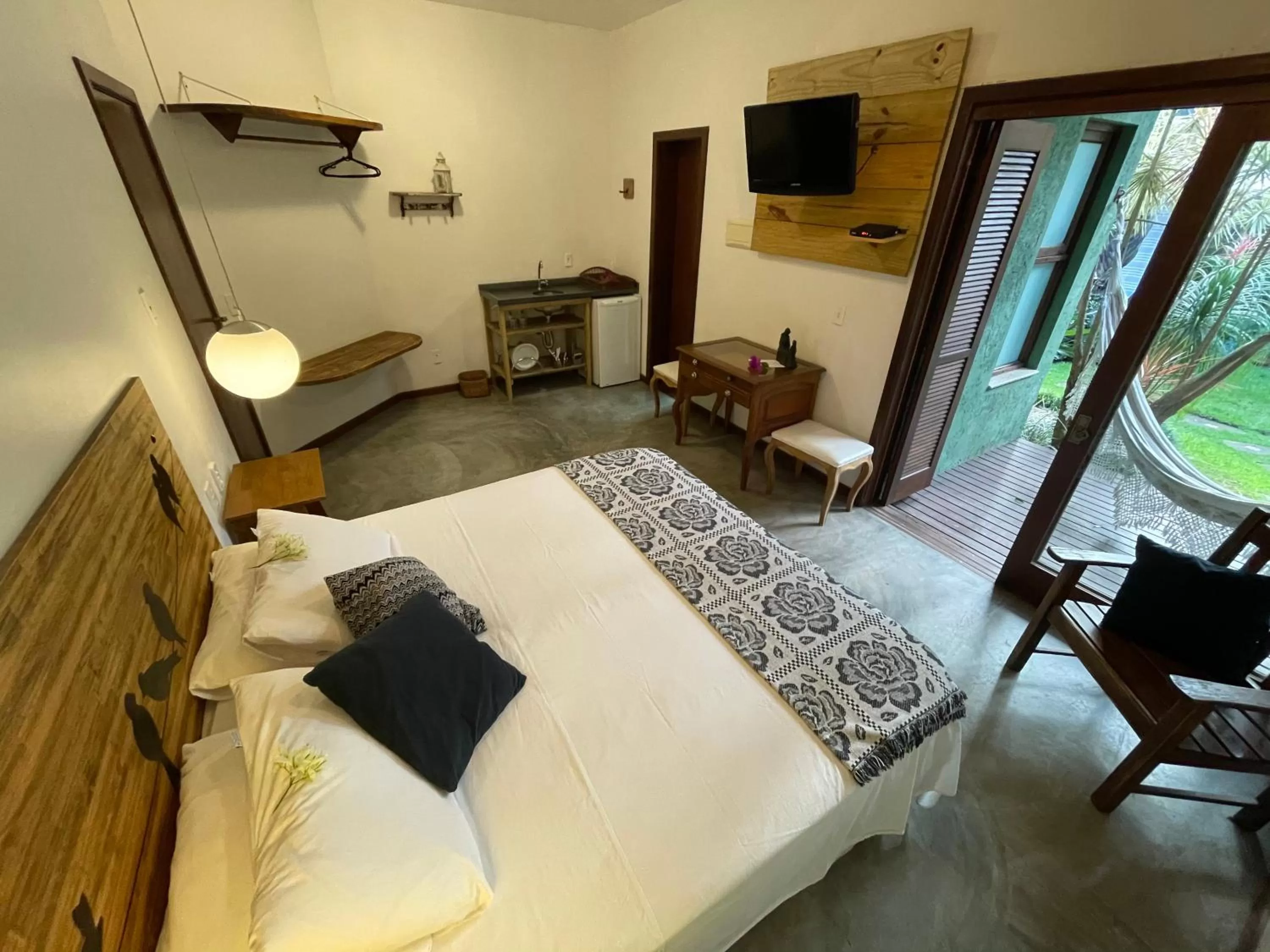 Bedroom, Bed in Pousada Santarina