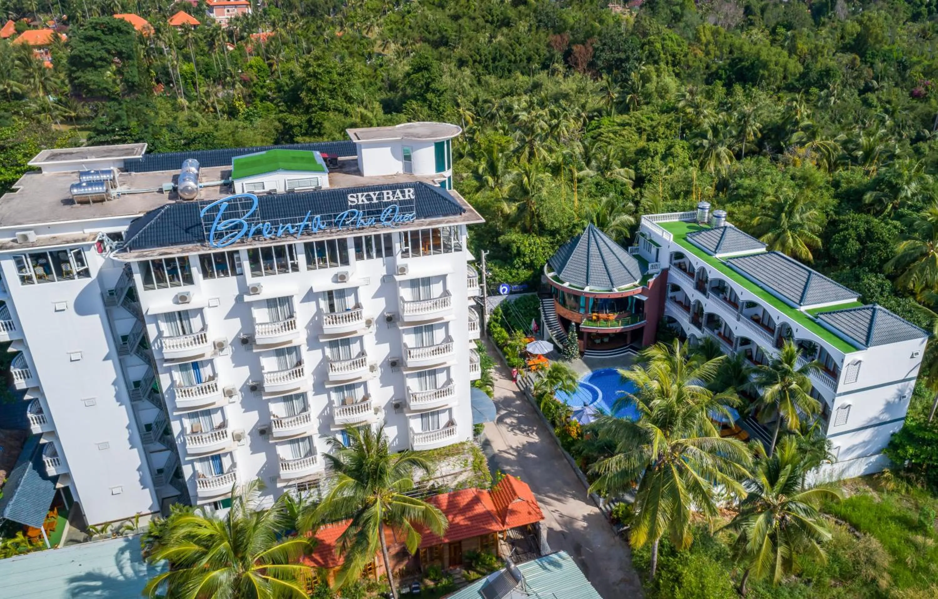 Property building in Brenta Phu Quoc Hotel