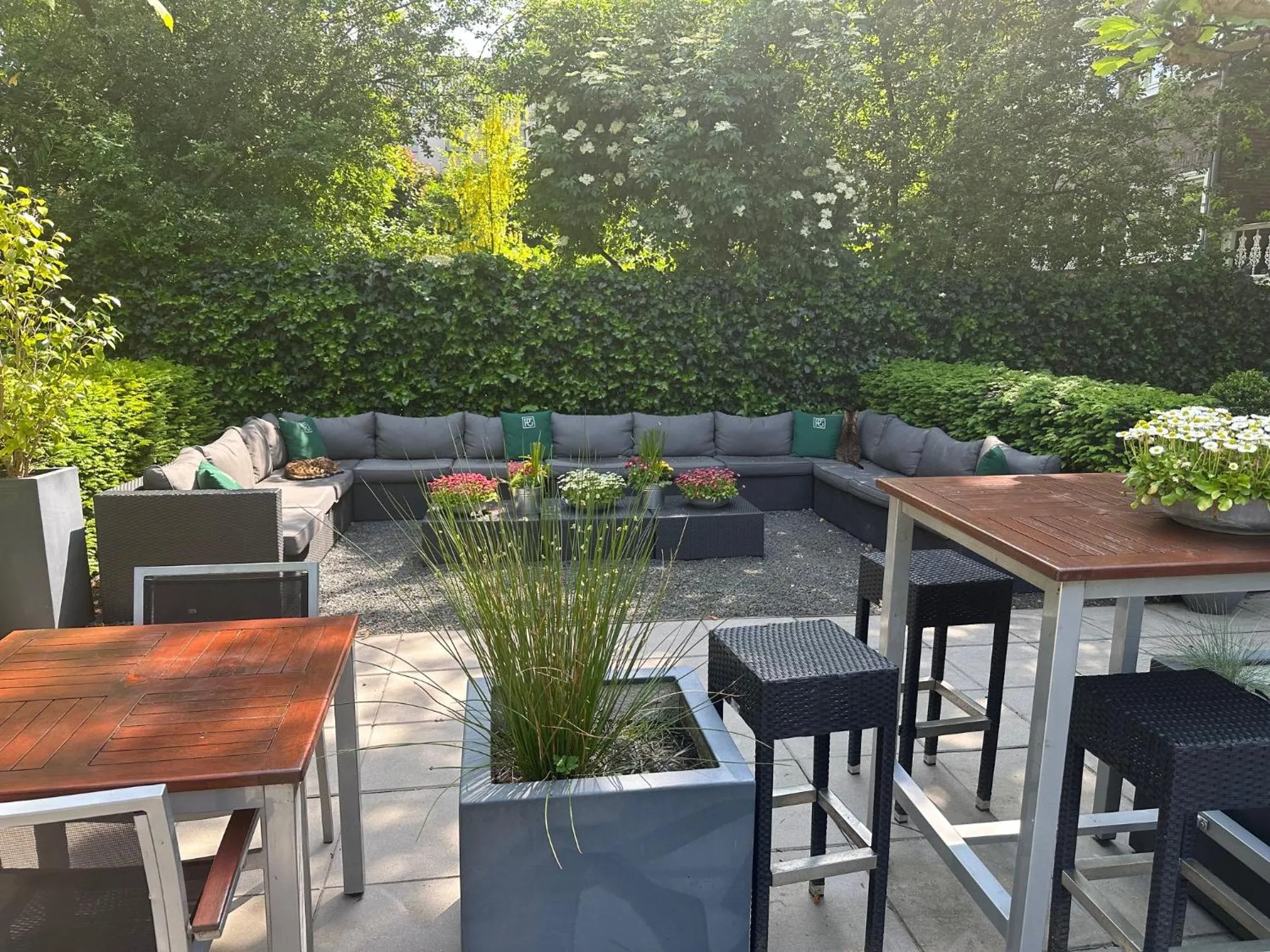 Patio in Prinsengracht Hotel