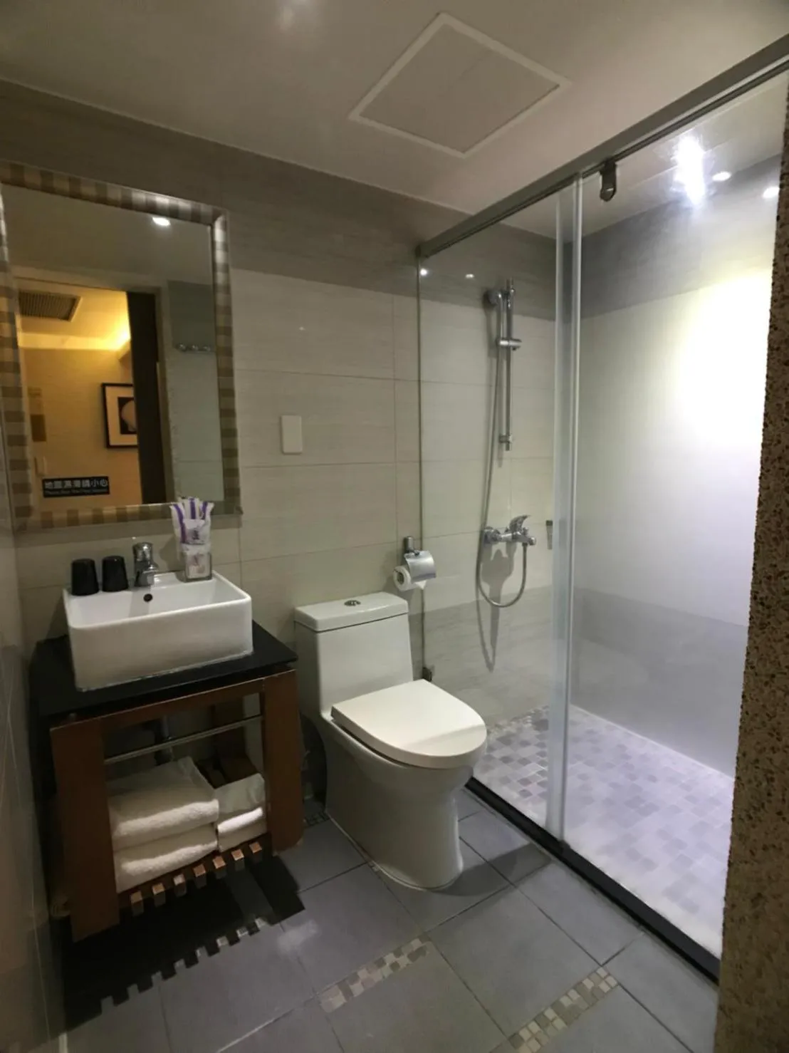 Shower in Paris Business Hotel