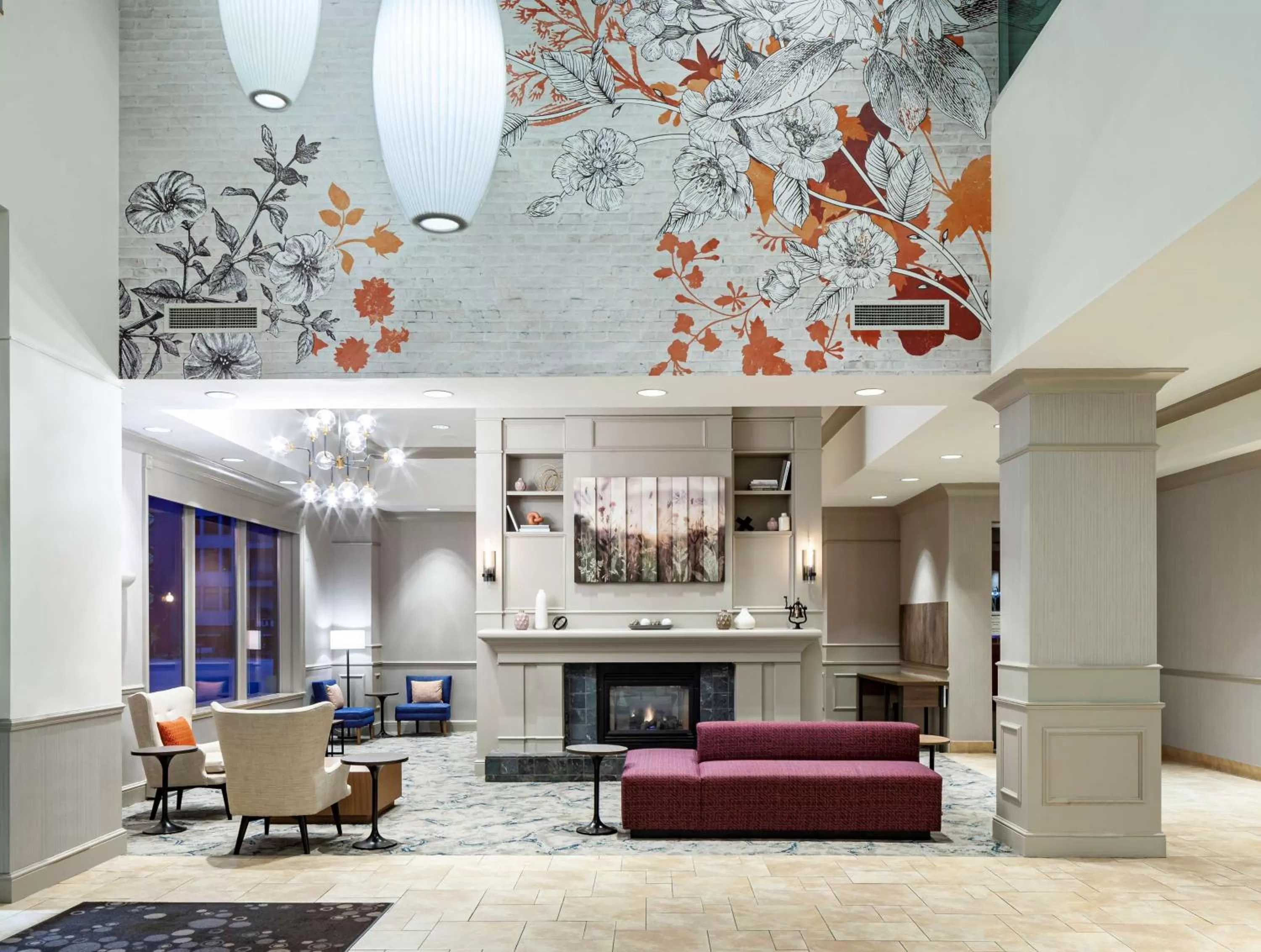 Lobby or reception in Hilton Garden Inn Omaha Downtown-Old Market Area
