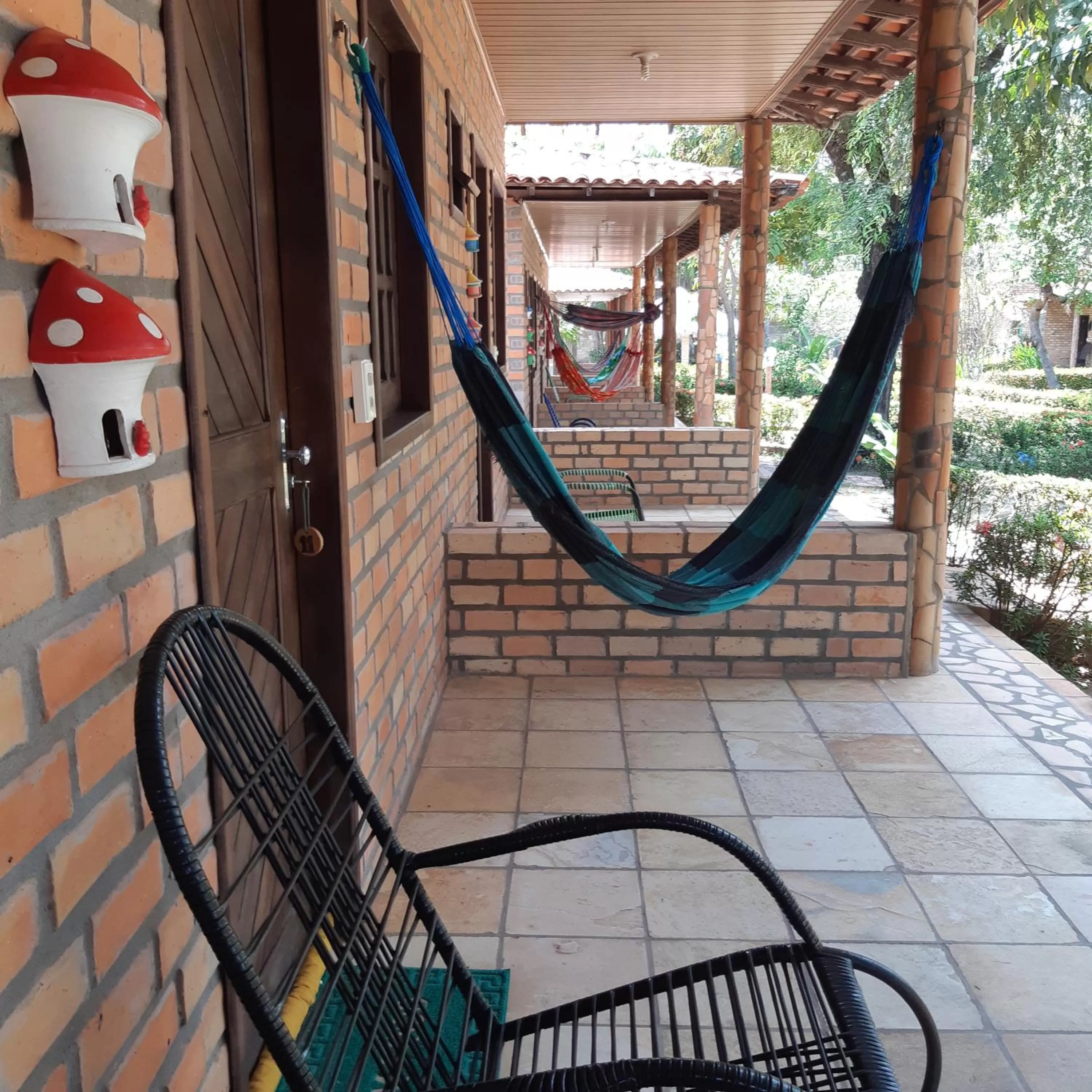 Patio in Pousada do Riacho