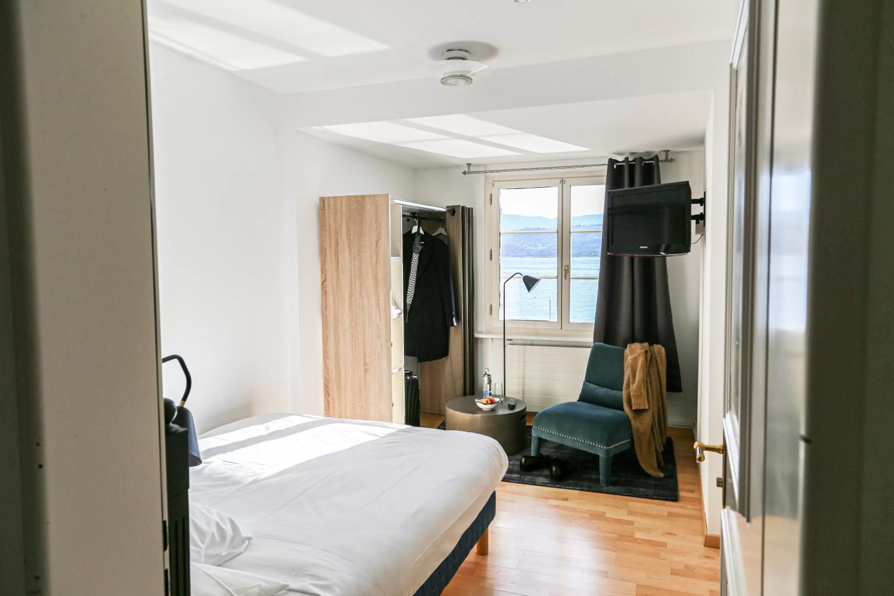 Photo of the whole room, Bed in Hotel Hirschen am See