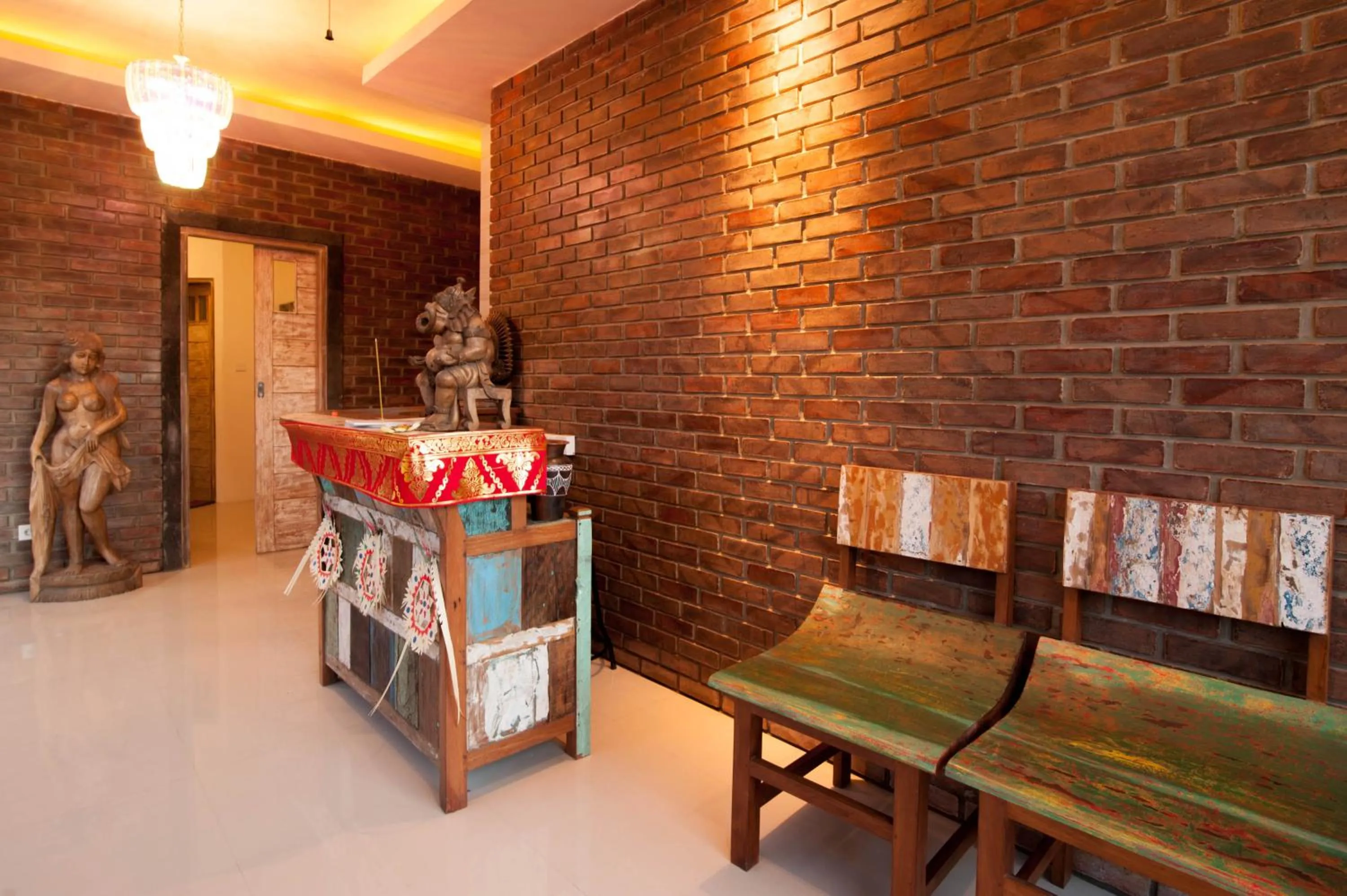 Lobby or reception in Kememai Hostel