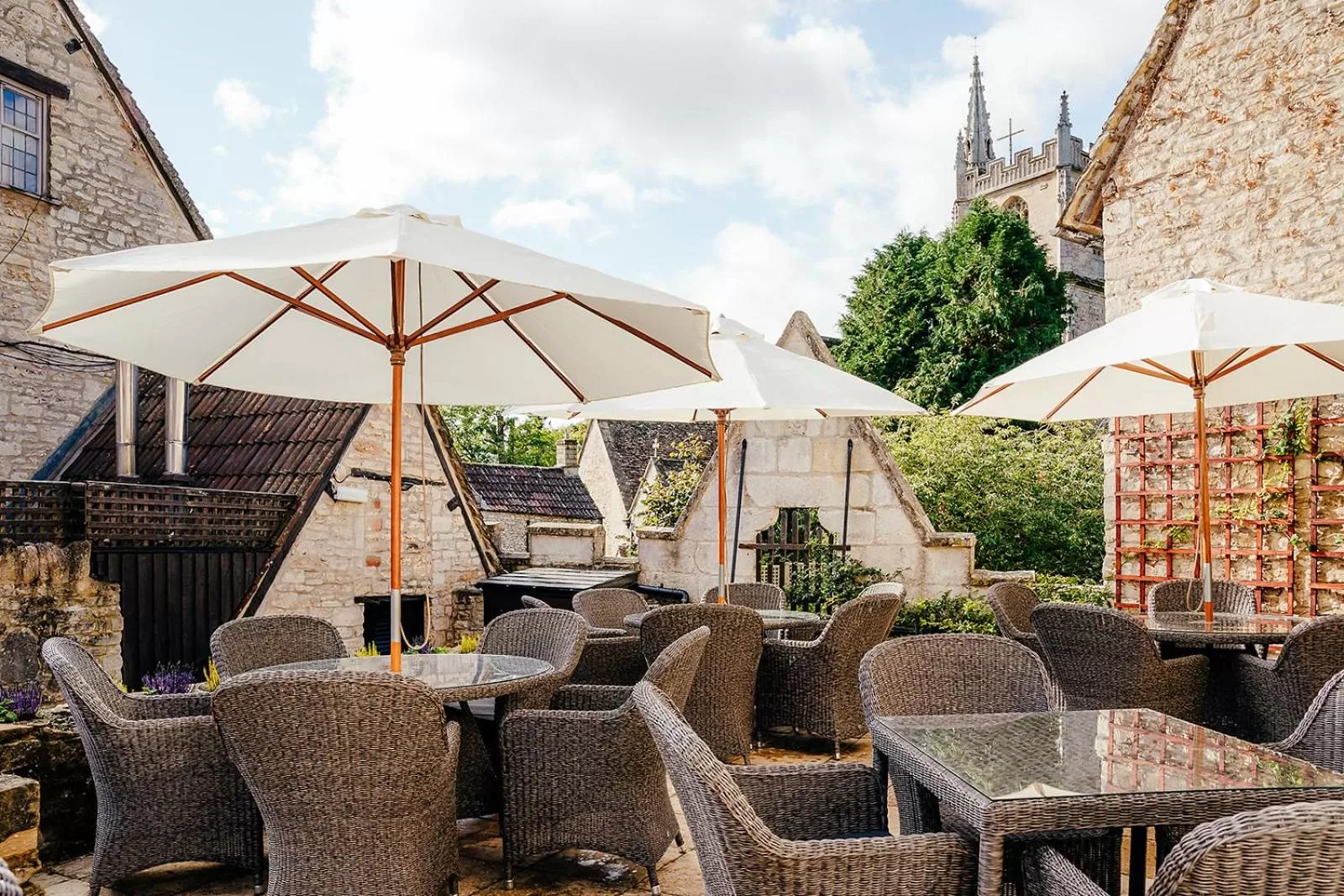 Balcony/Terrace in The Castle Inn