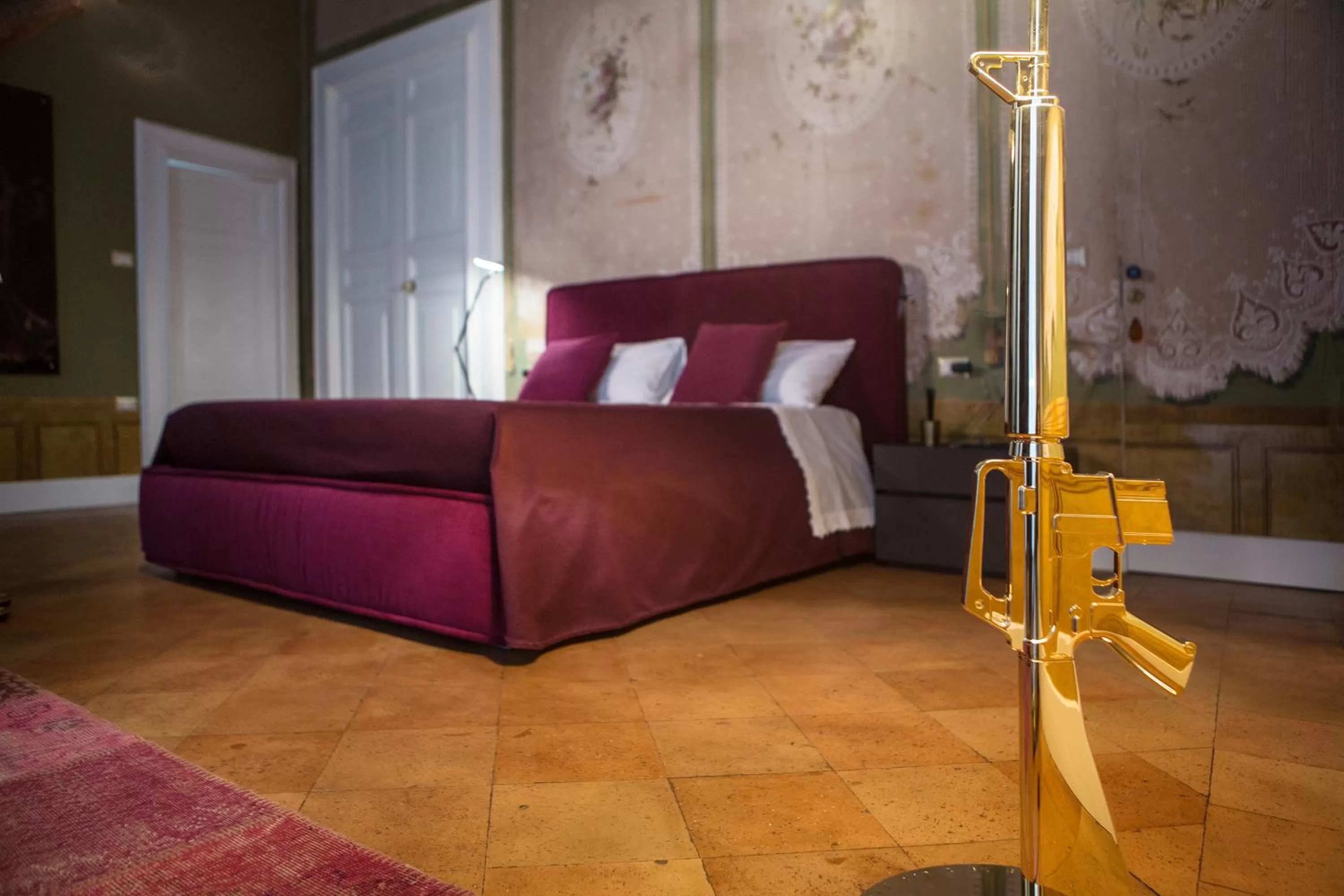 Bed in Palazzo Cannavina Suite & Private SPA
