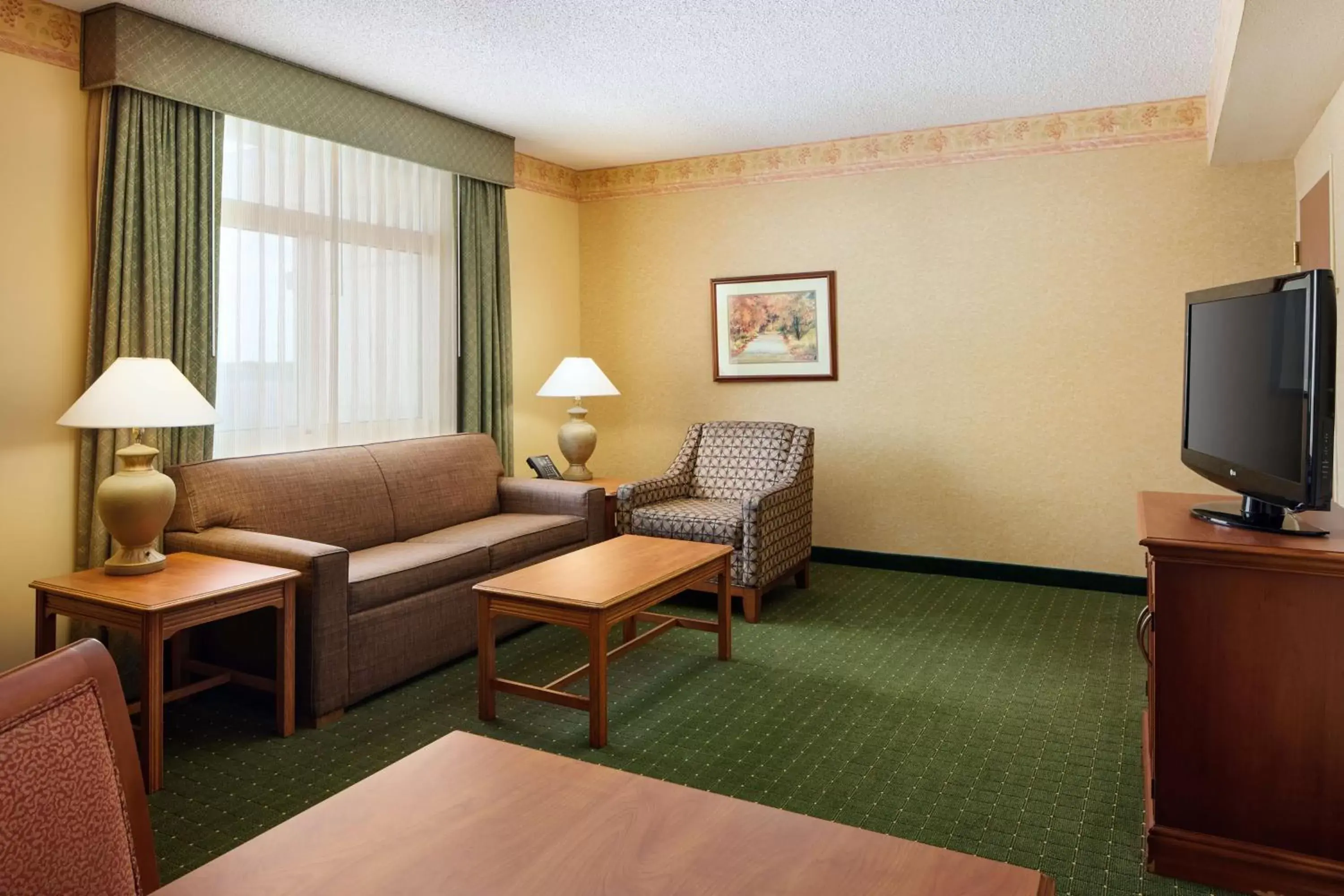 Premium Corner Suite with Two Double Beds - Non-Smoking in Embassy Suites North Charleston Airport Hotel Convention Premium Corner Suite with Two Double Beds - Non-Smoking in Embassy Suites North Charleston Airport Hotel Convention