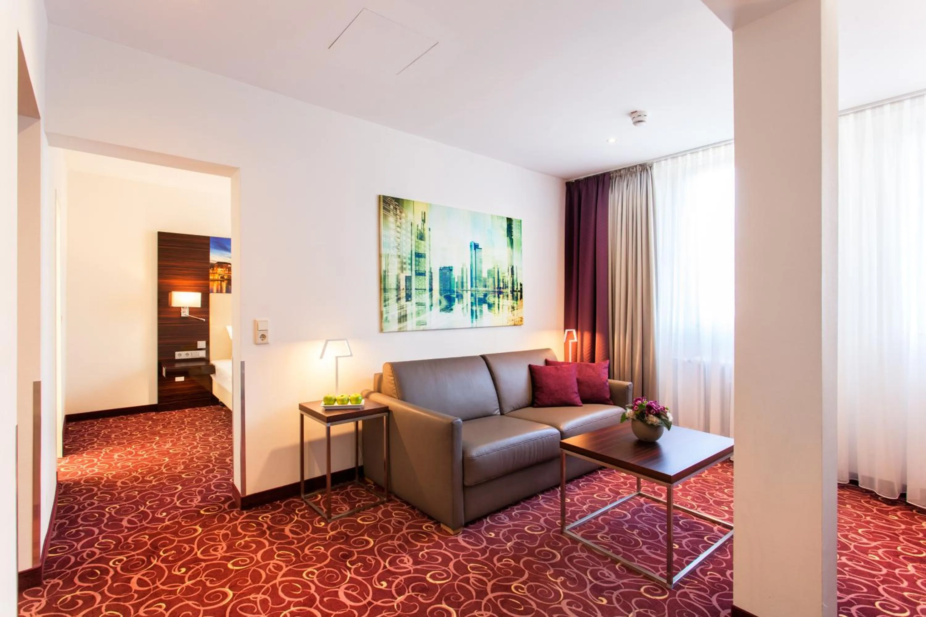 Living room in The Domicil Hotel Frankfurt City