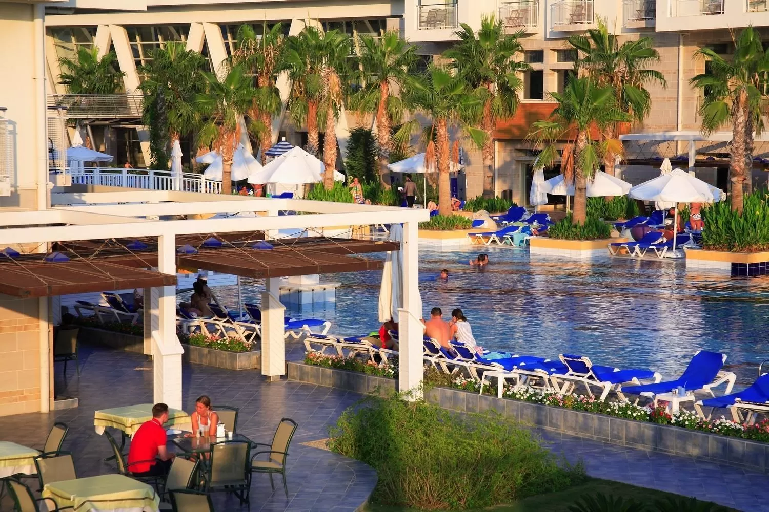 Patio in La Blanche Resort & Spa