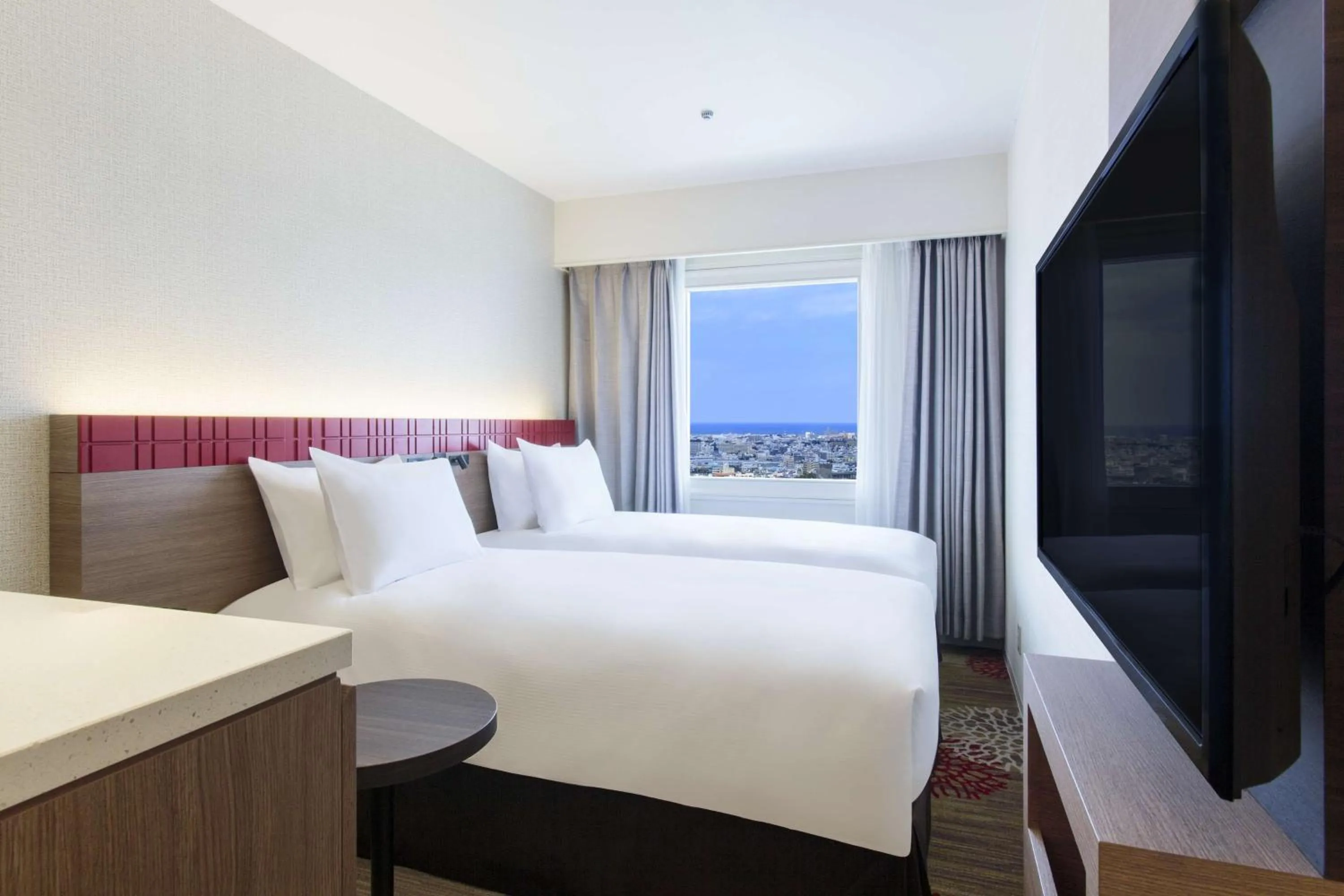 Bedroom, Bed in DoubleTree by Hilton Naha Shuri Castle