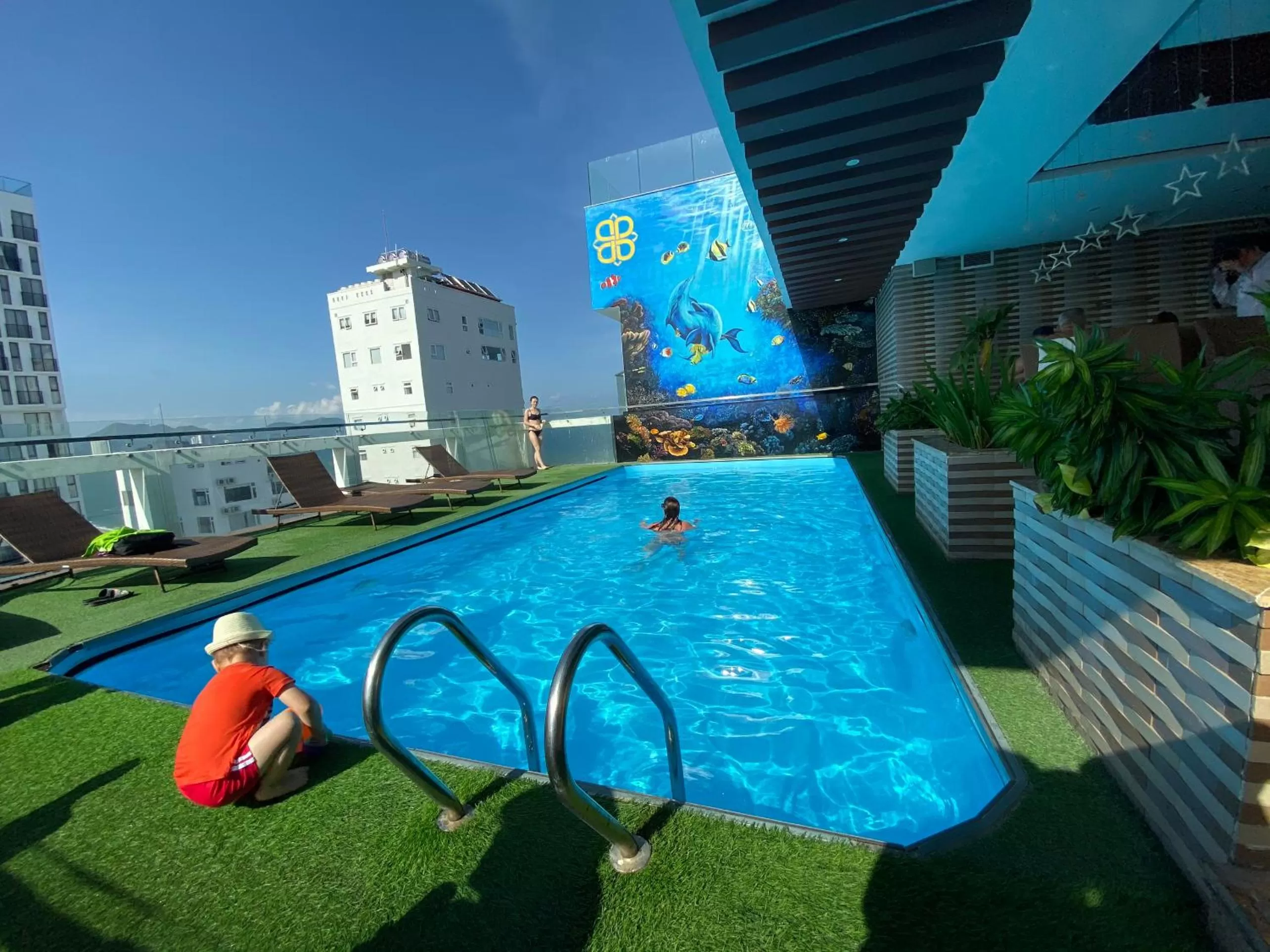 Swimming pool in Balcony Nha Trang Hotel