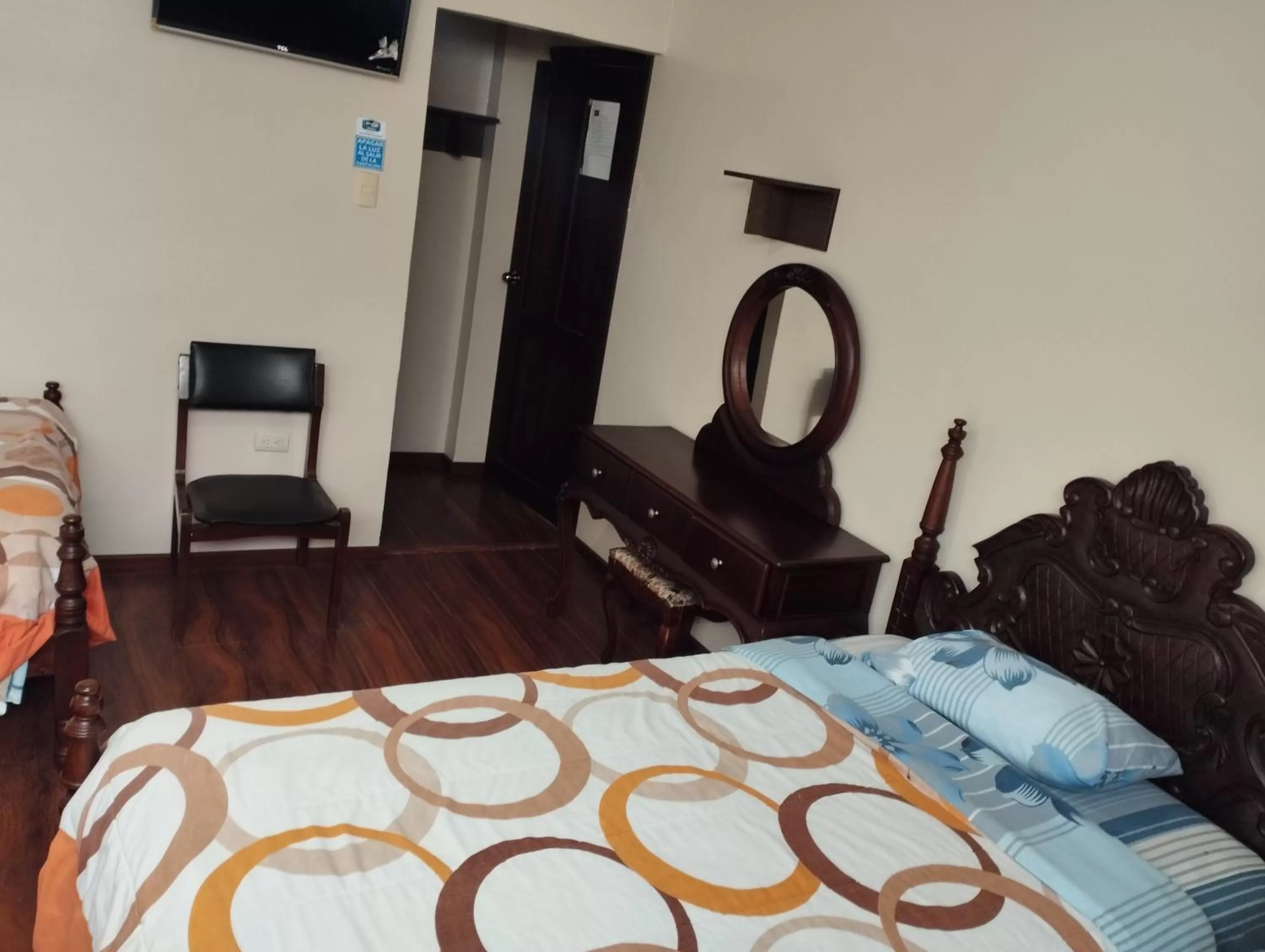 Bed in HOTEL SARAGURO LOJA